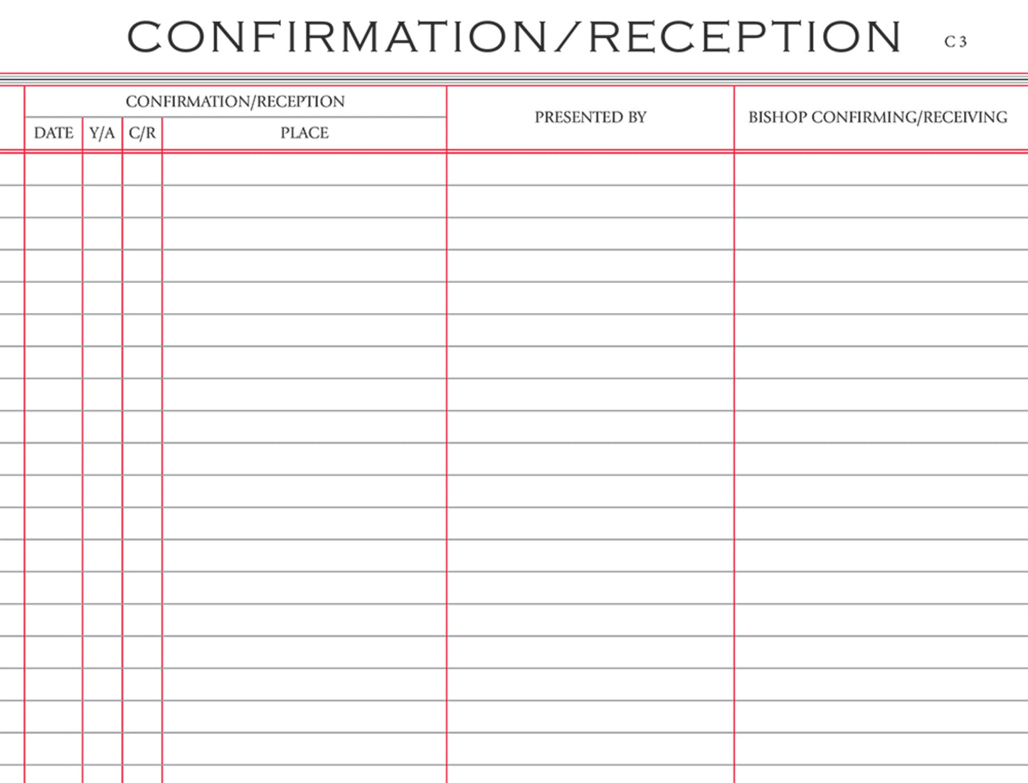 Register of Confirmation/Receptions #37