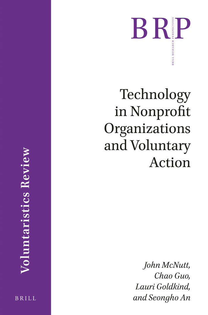 Cover image for Technology in Nonprofit Organizations and Voluntary Action ISBN 9789004378131