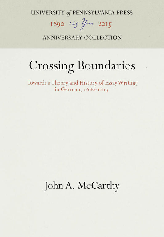 Crossing Boundaries