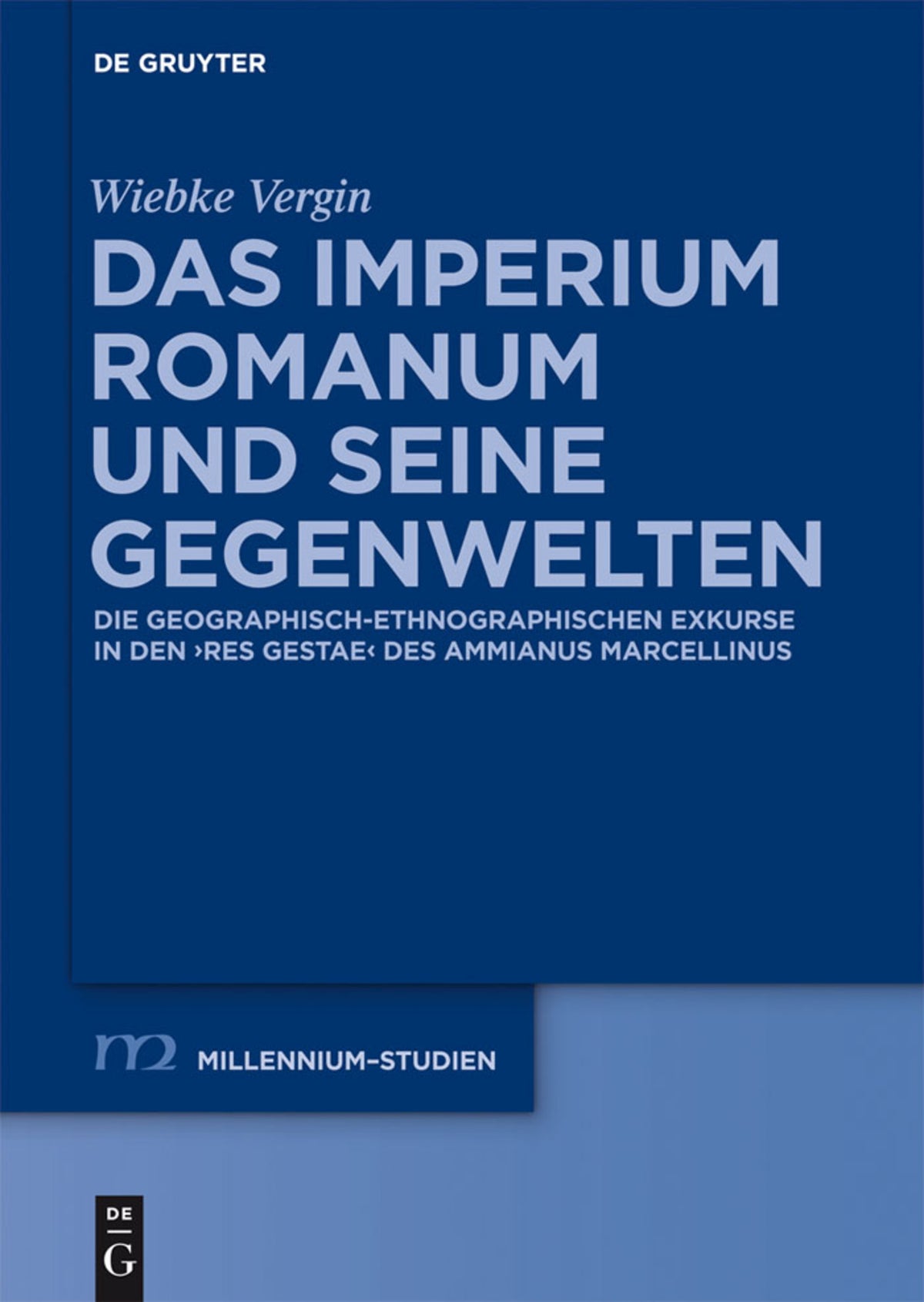 Cover image for Das Imperium Romanum und seine Gegenwelten ISBN 9783110296938