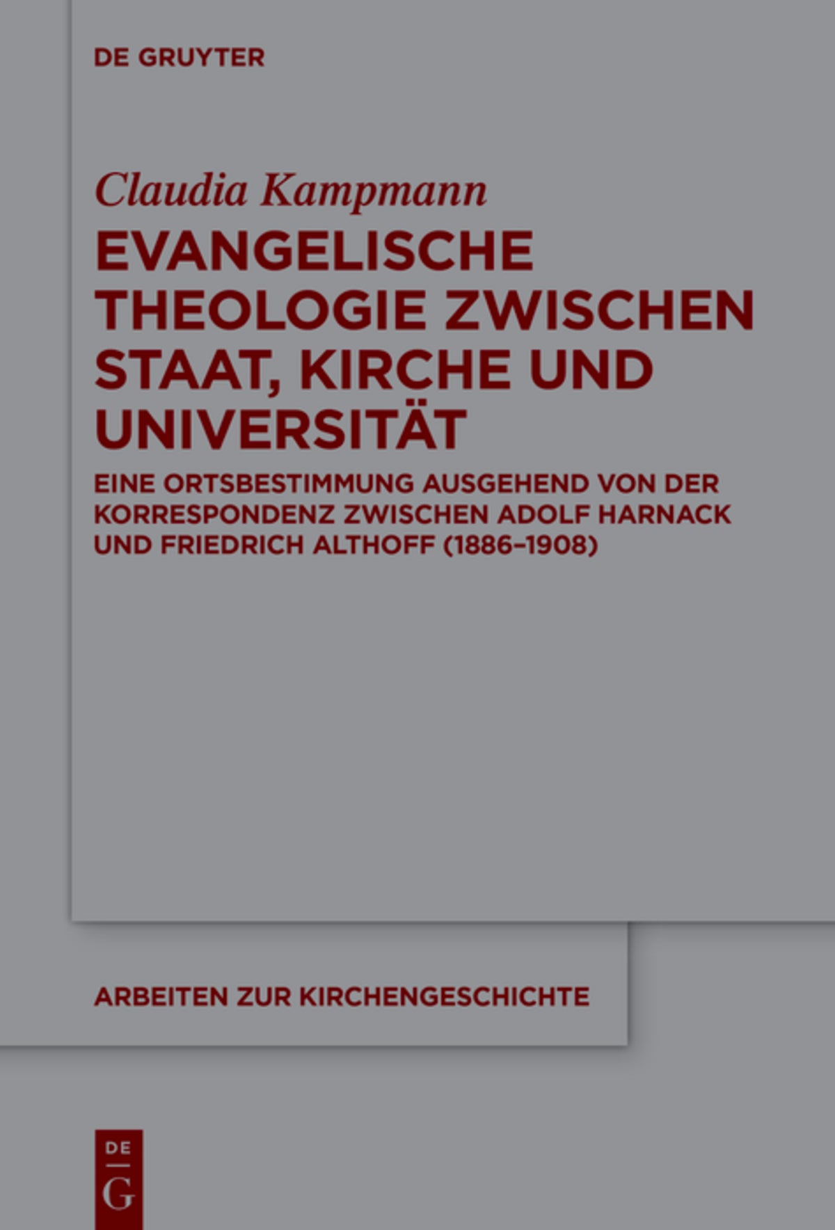 Cover image for Evangelische Theologie zwischen Staat, Kirche und Universität ISBN 9783119145503