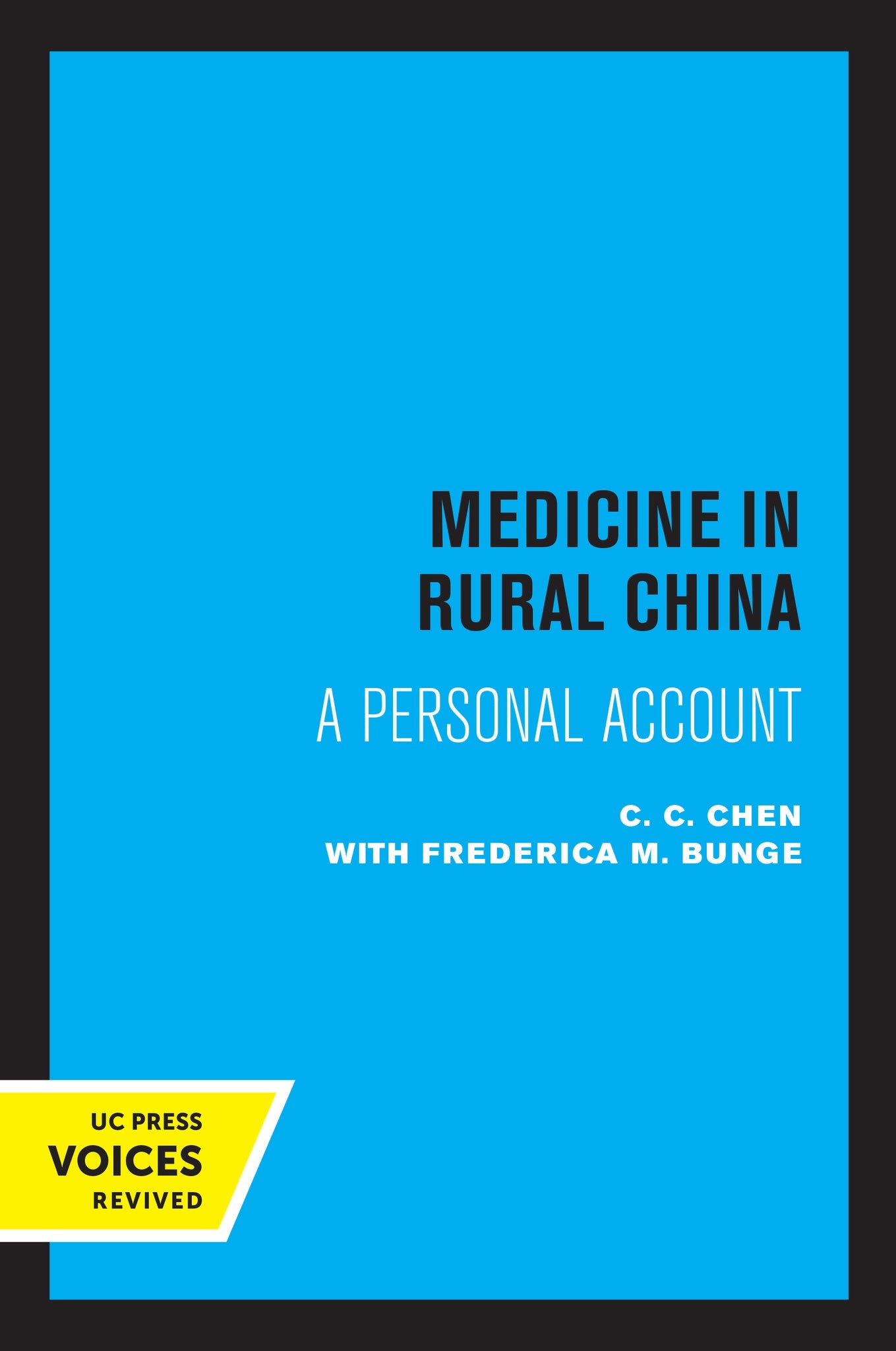 Cover image for Medicine in Rural China ISBN 9780520369078