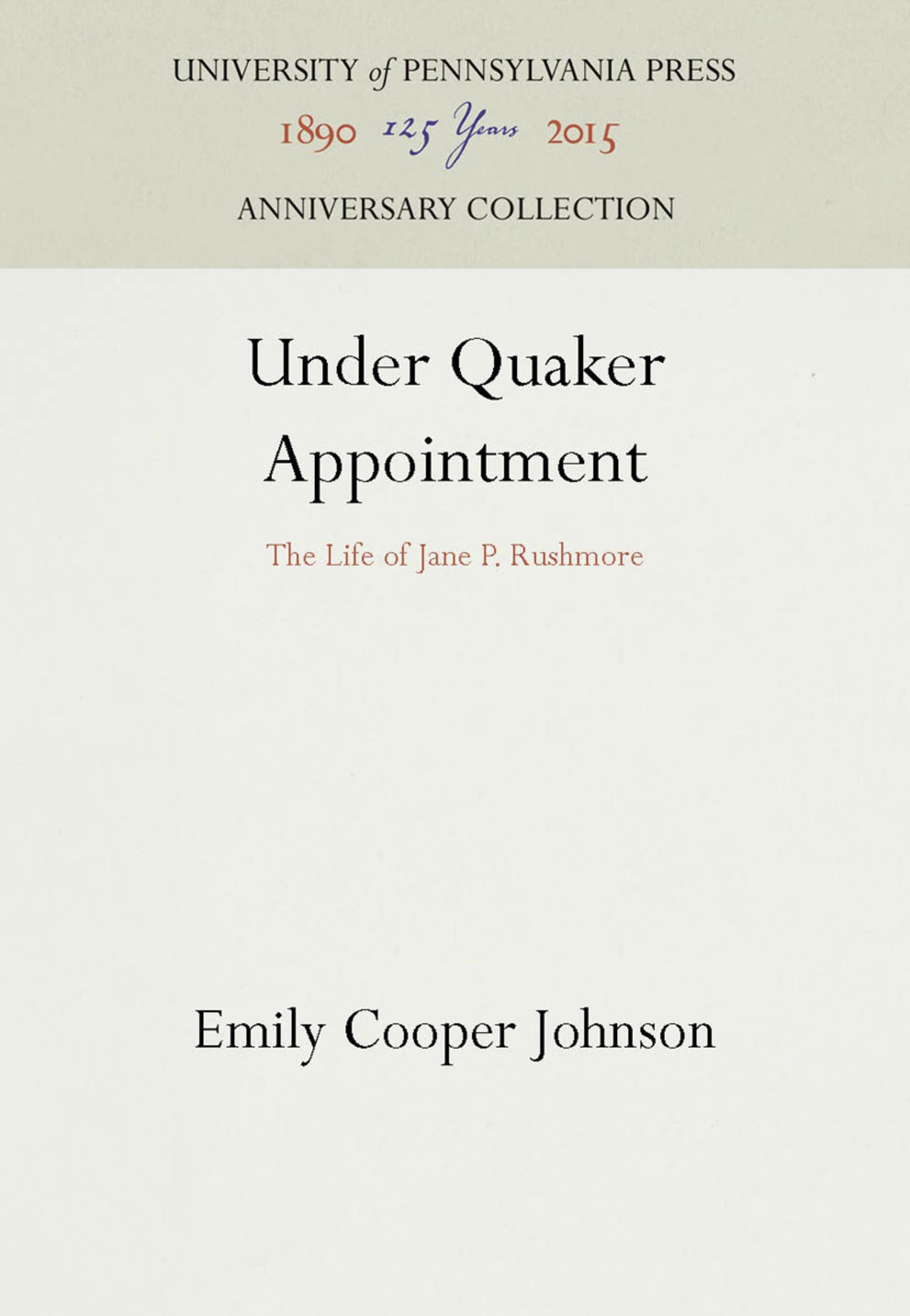 Under Quaker Appointment