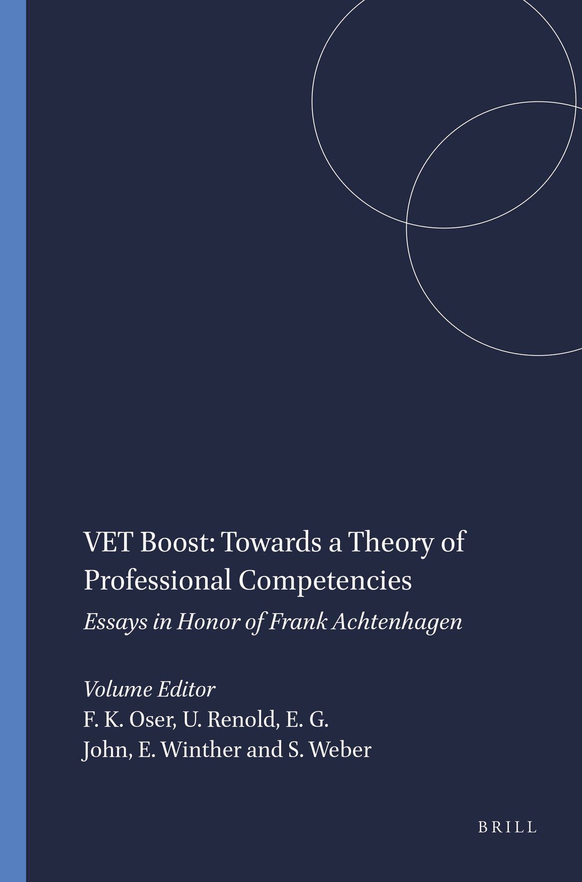 Cover image for VET Boost: Towards a Theory of Professional Competencies ISBN 9789087907365