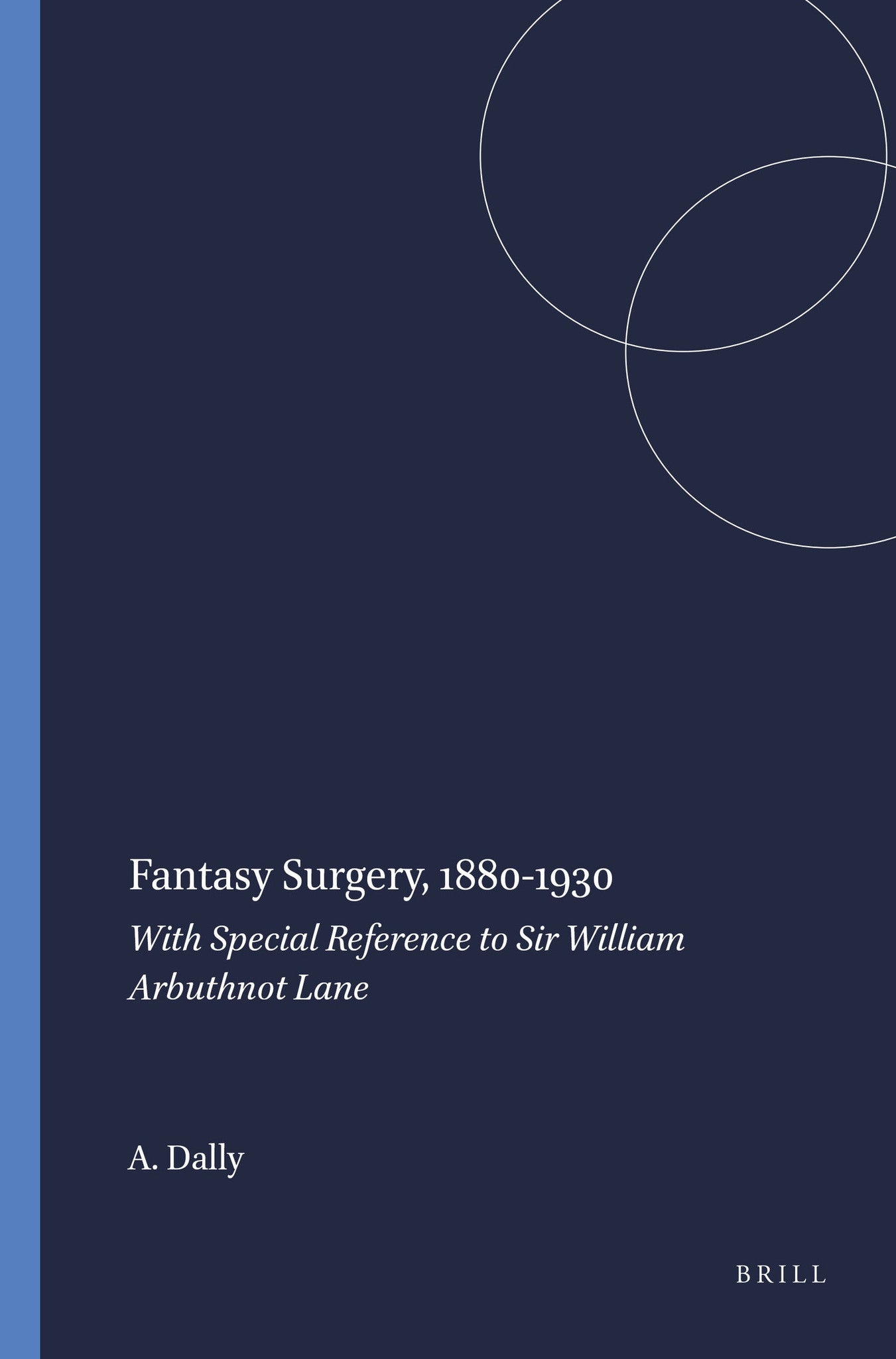 Cover image for Fantasy Surgery, 1880-1930 ISBN 9789042000261