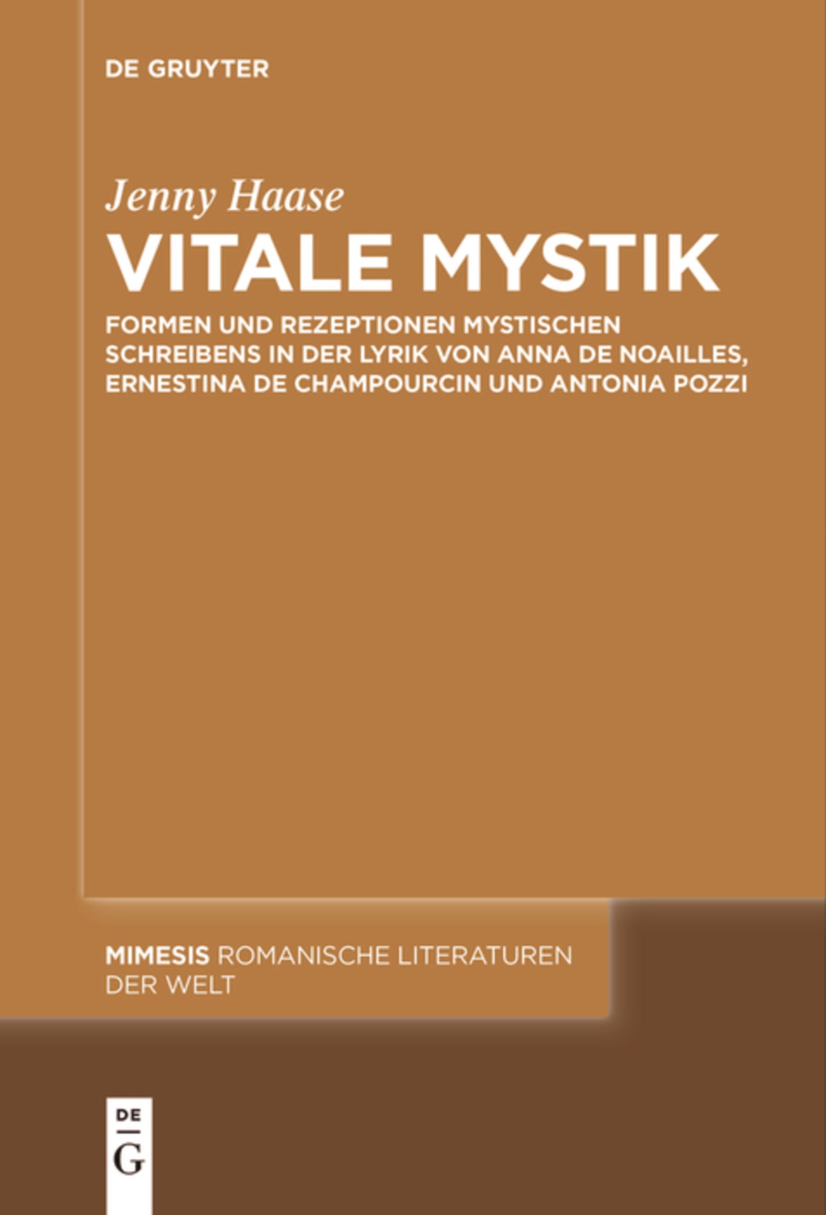 Cover image for Vitale Mystik ISBN 9783111529240