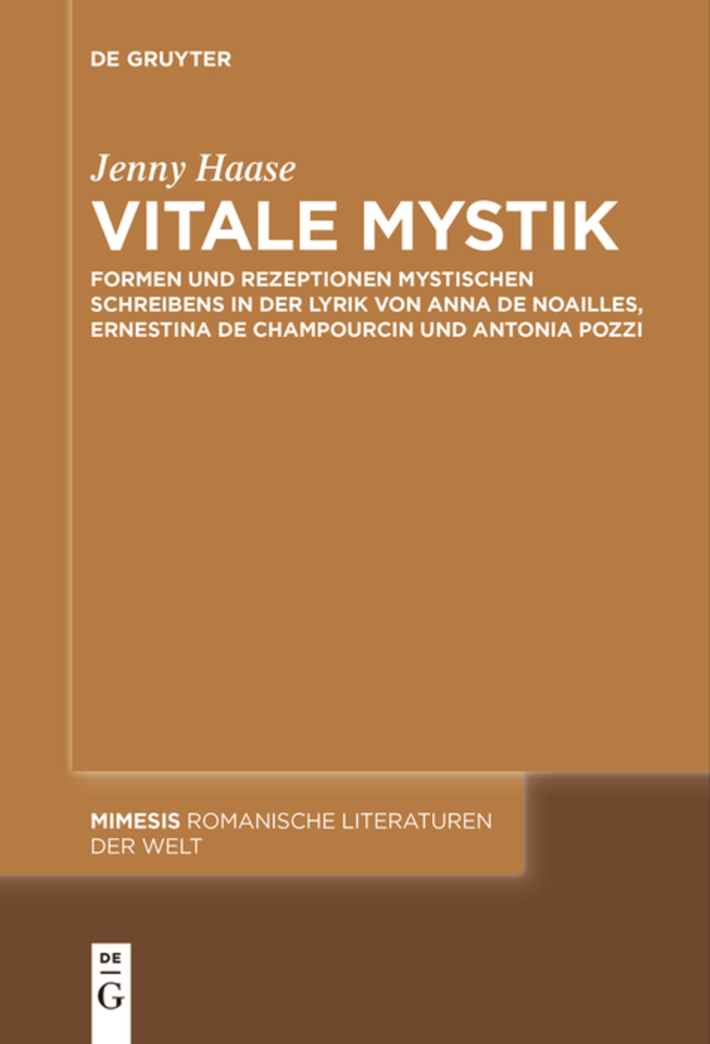 Cover image for Vitale Mystik ISBN 9783111529240
