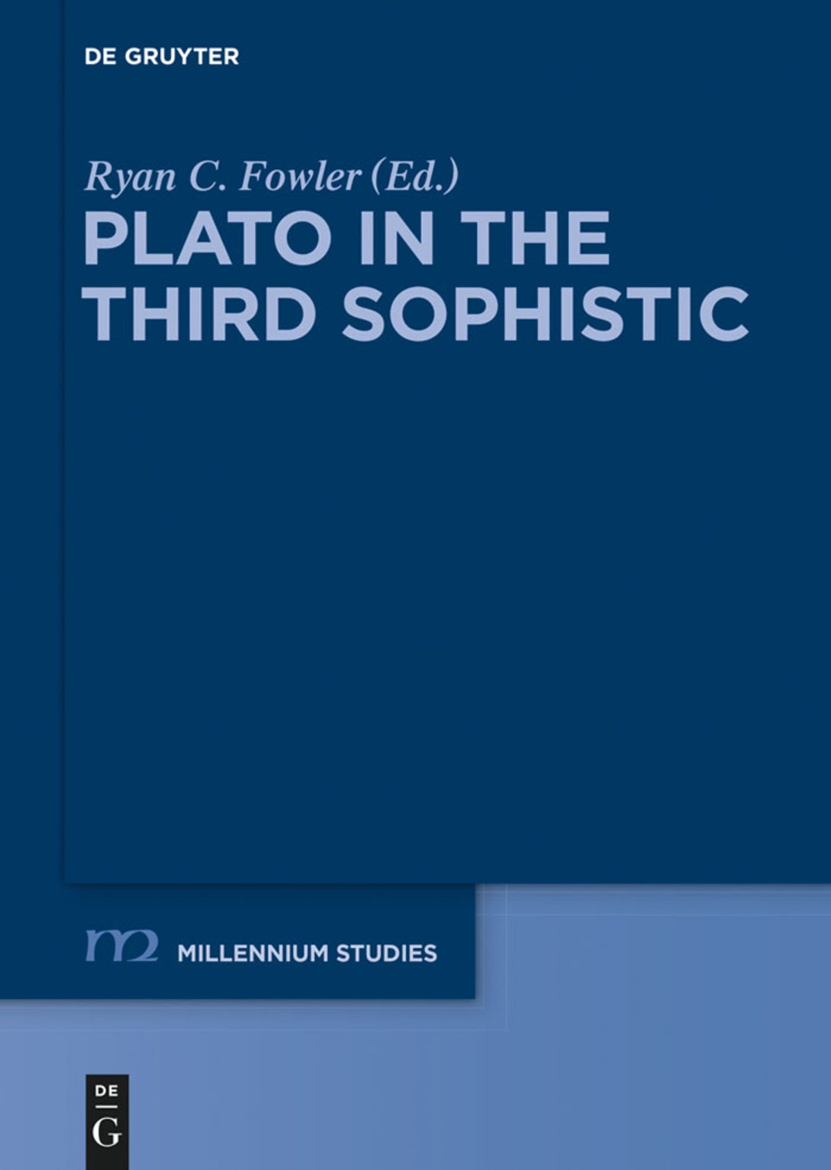Cover image for Plato in the Third Sophistic ISBN 9781614510321