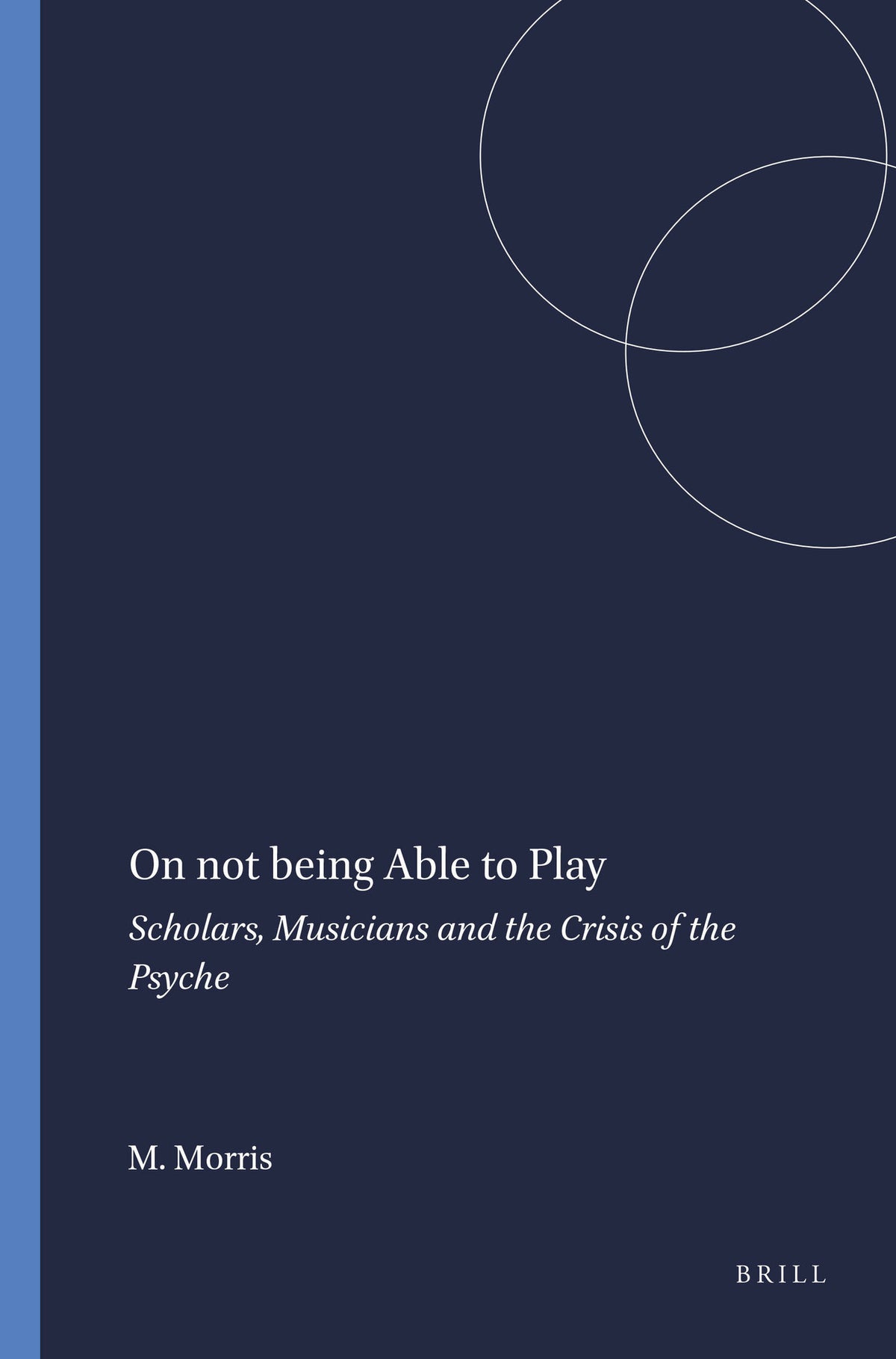 Cover image for On not being Able to Play ISBN 9789087907754