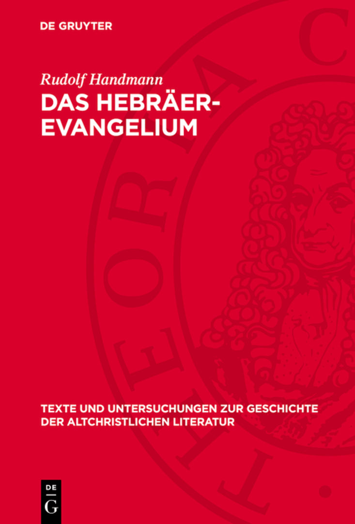 Cover image for Das Hebräer-Evangelium ISBN 9783112789049