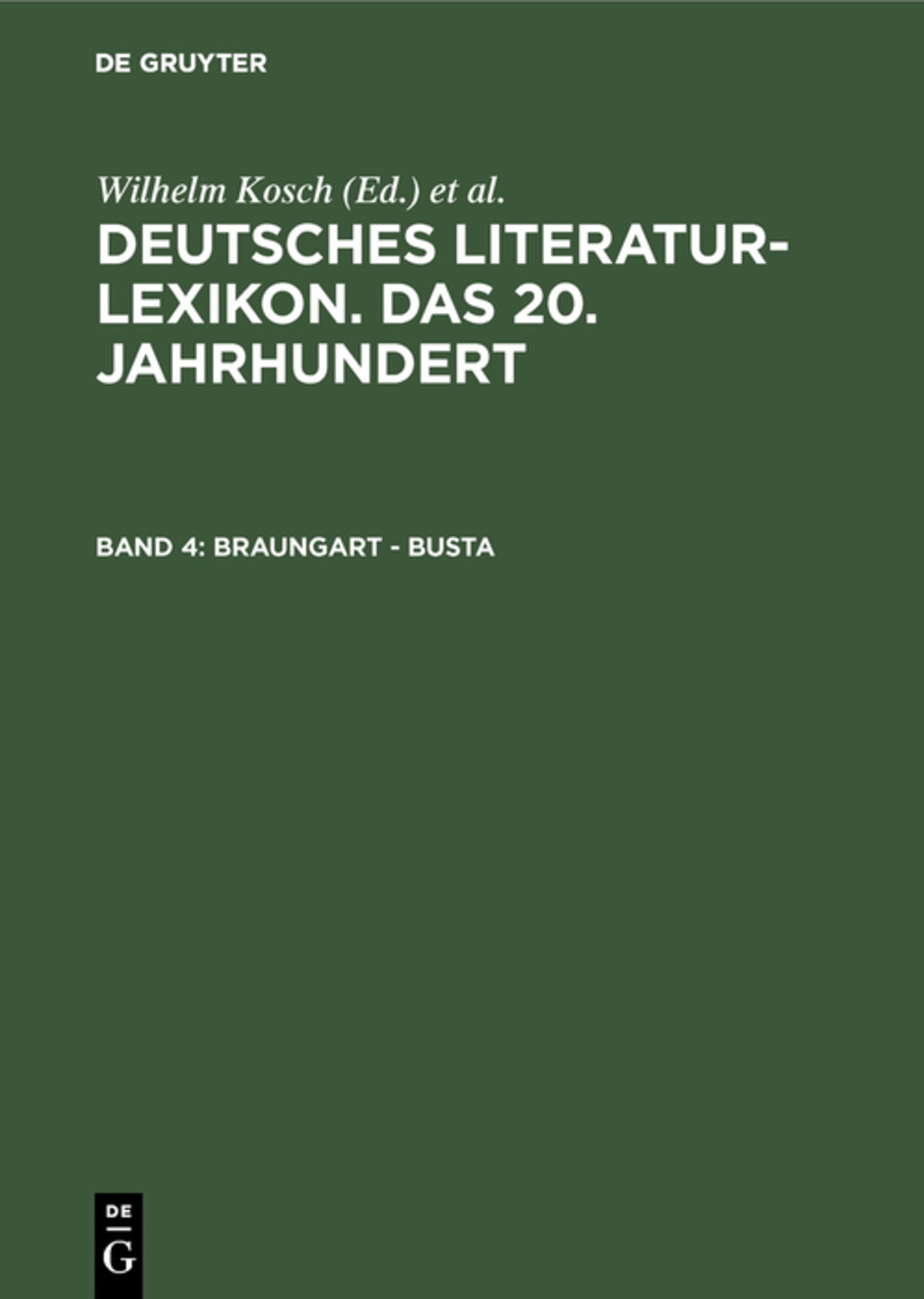 Cover image for Braungart - Busta ISBN 9783908255048