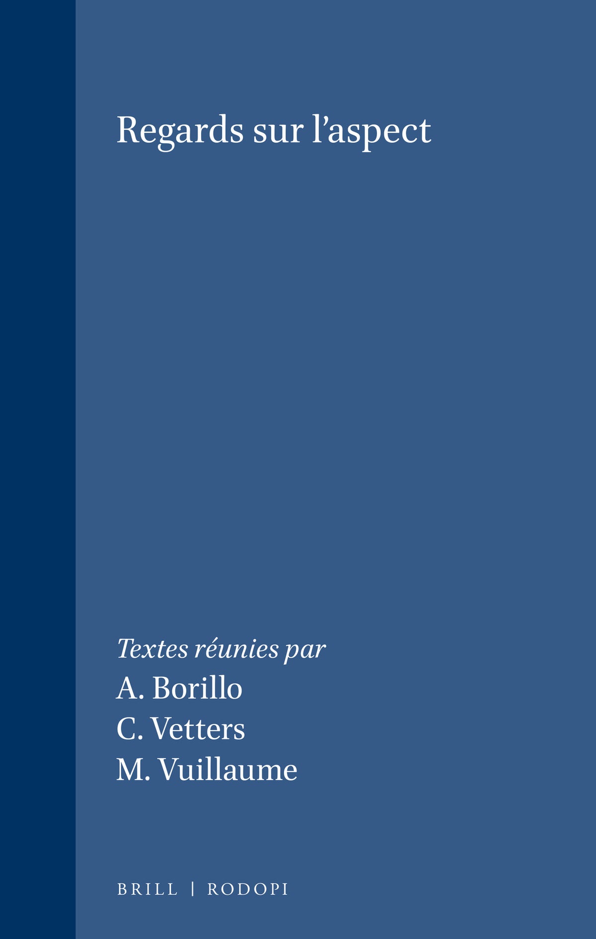 Cover image for Regards sur l'aspect ISBN 9789042002128