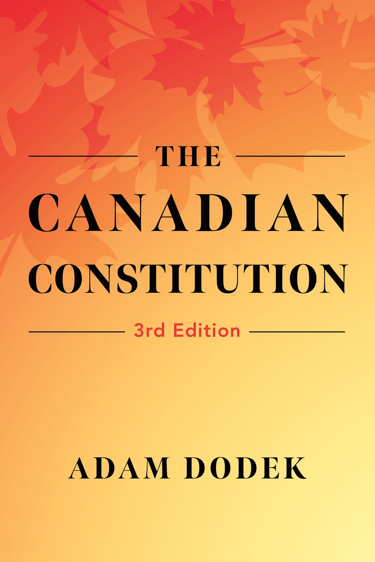 Cover image for The Canadian Constitution ISBN 9781459752931