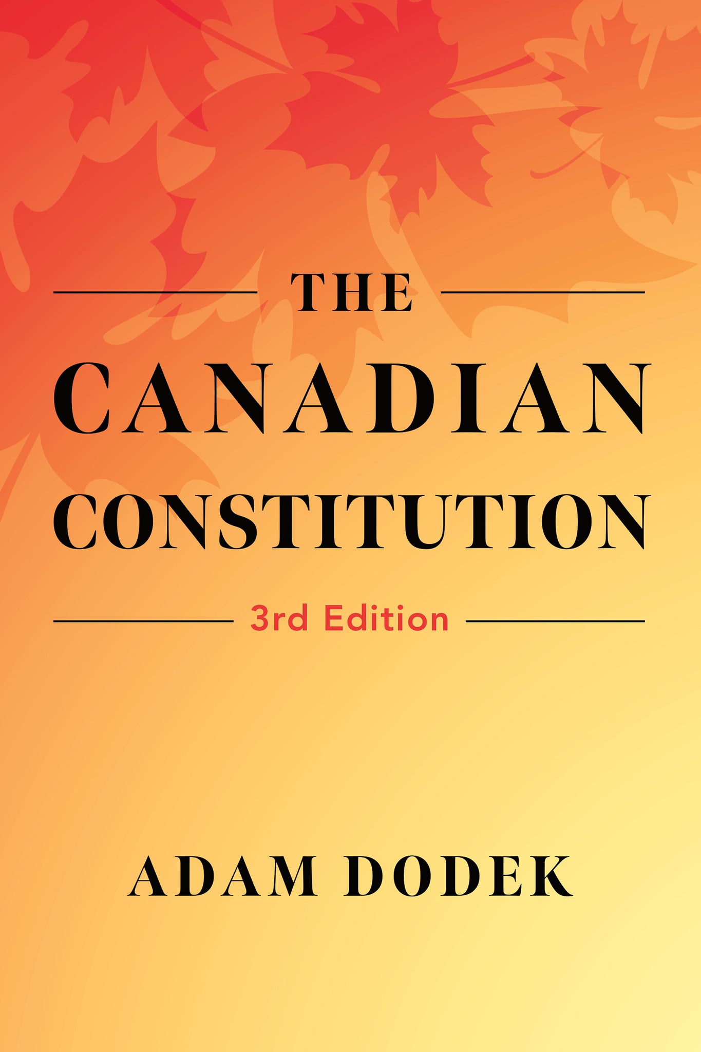 Cover image for The Canadian Constitution ISBN 9781459752931