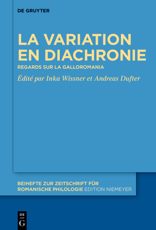 Aspects de la variation en diachronie