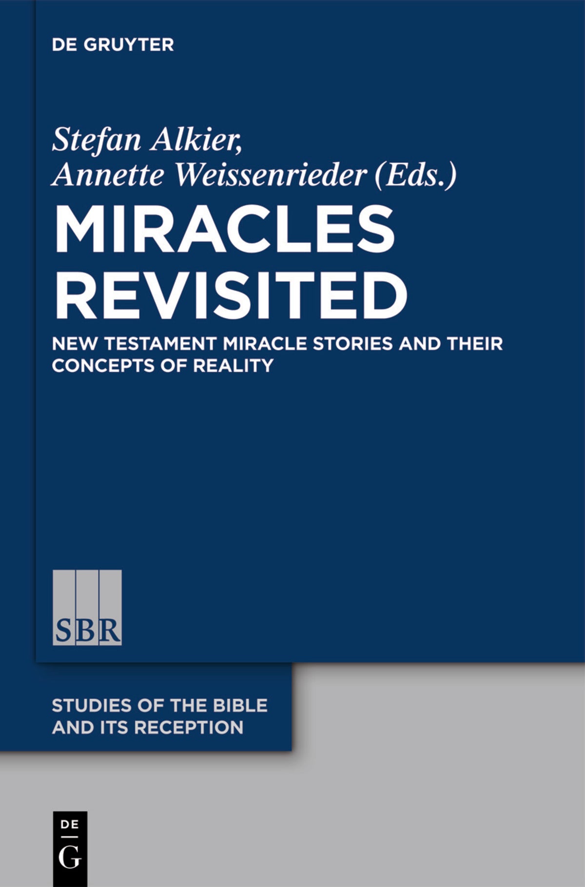 Cover image for Miracles Revisited ISBN 9783110295924