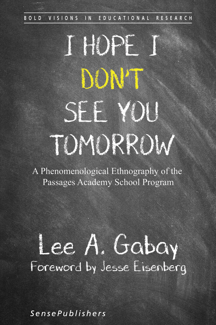 Cover image for I Hope I Don't See You Tomorrow ISBN 9789463003742