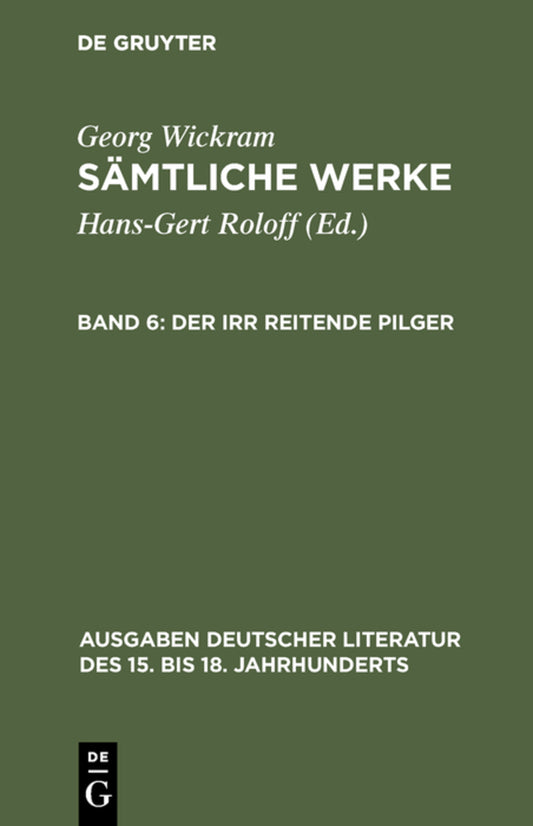 Der irr reitende Pilger