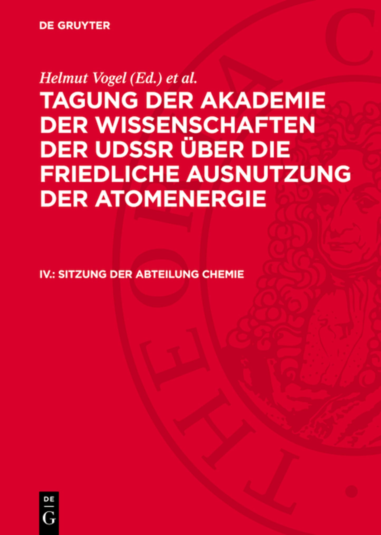 Sitzung der Abteilung Chemie
