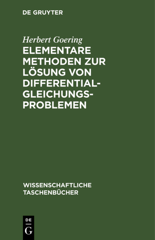 Elementare Methoden zur Lösung von Differentialgleichungsproblemen