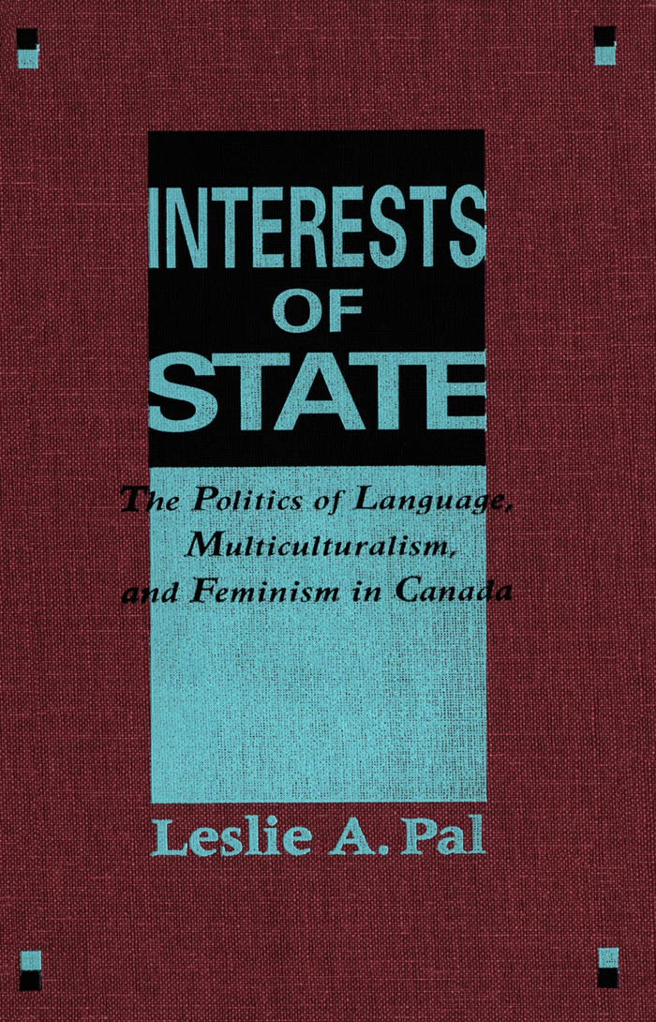 Cover image for Interests of State ISBN 9780773513273