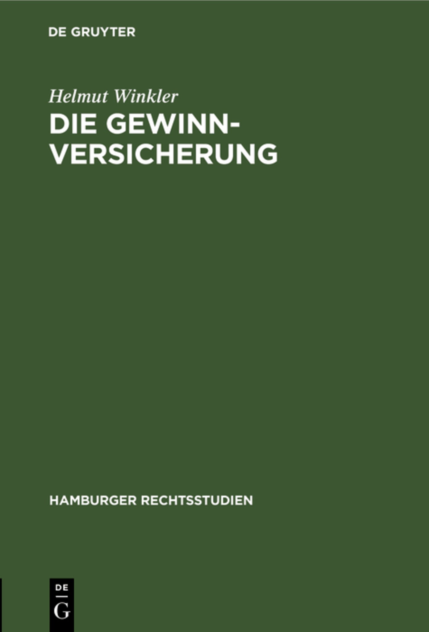 Die Gewinnversicherung