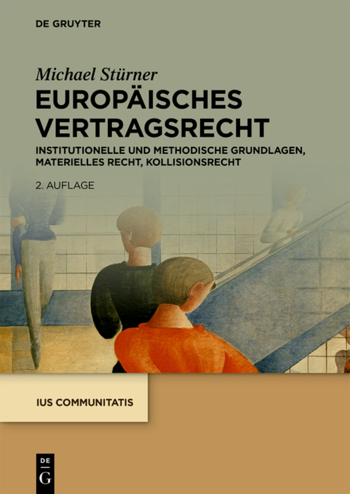 Cover image for Europäisches Vertragsrecht ISBN 9783111321721