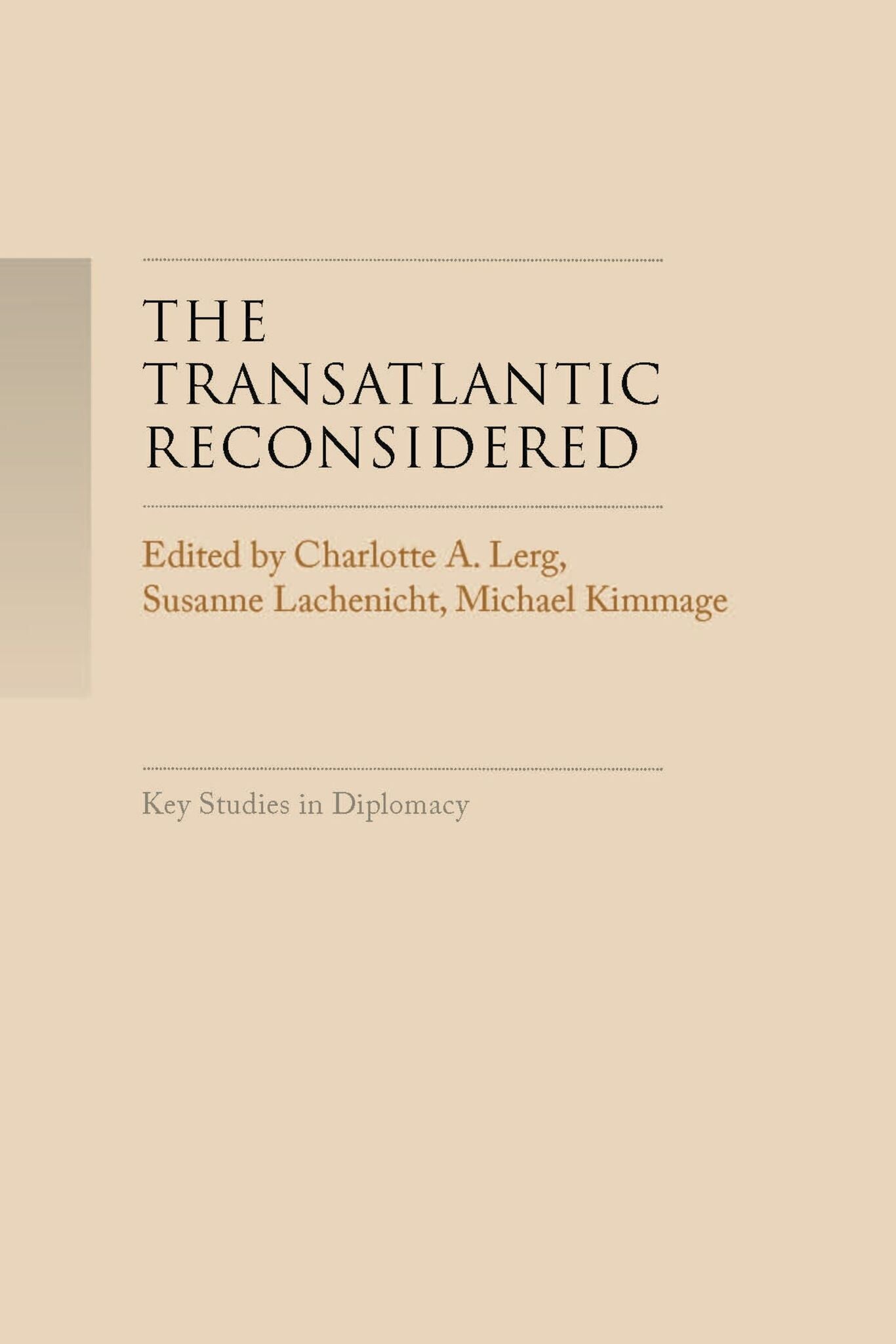 Cover image for The TransAtlantic reconsidered ISBN 9781526119377