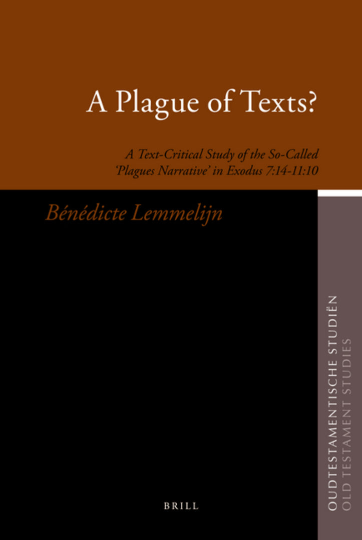 Cover image for A Plague of Texts? ISBN 9789004172357
