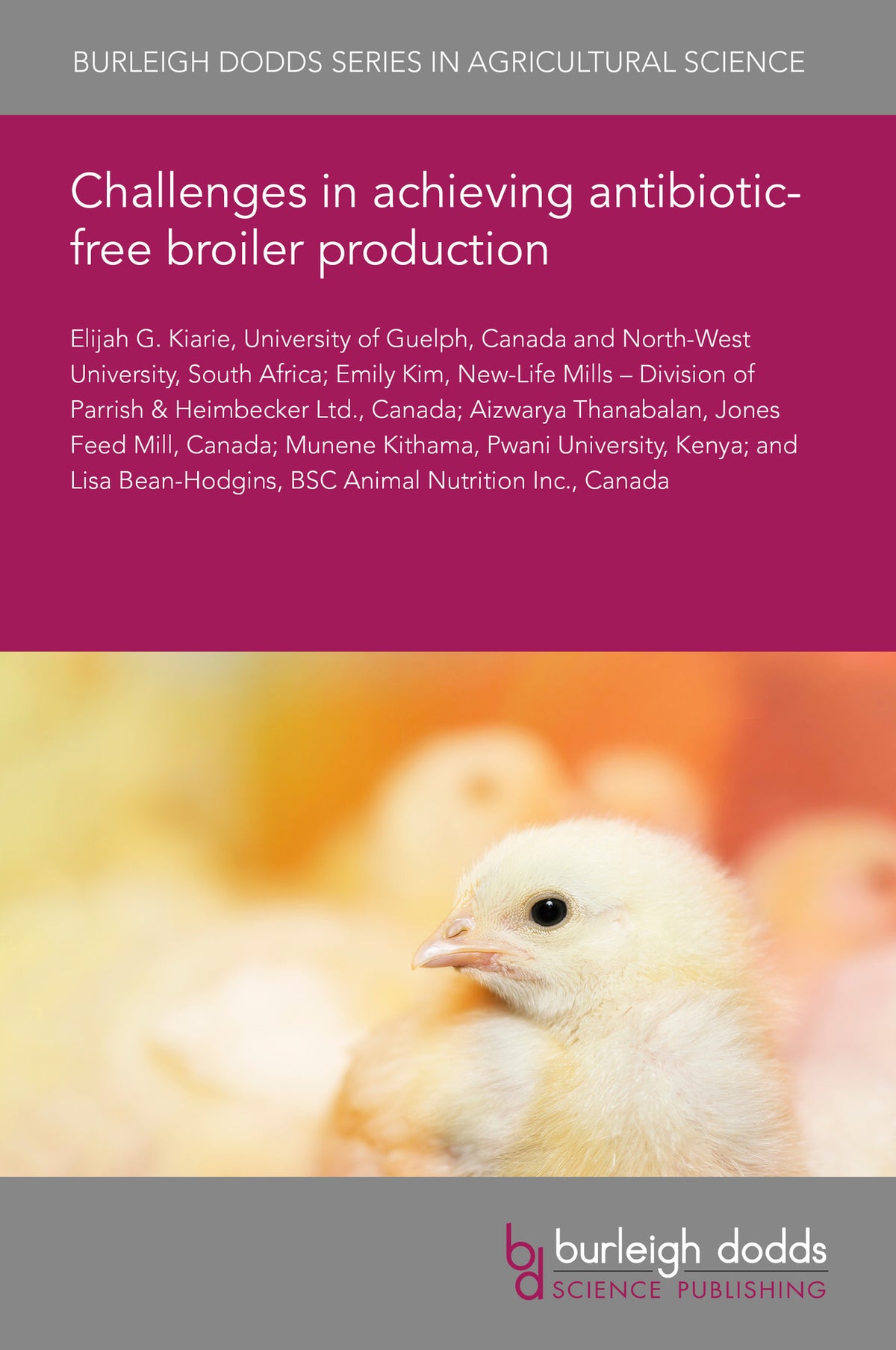 Cover image for Challenges in achieving antibiotic-free broiler production ISBN 9781835457979