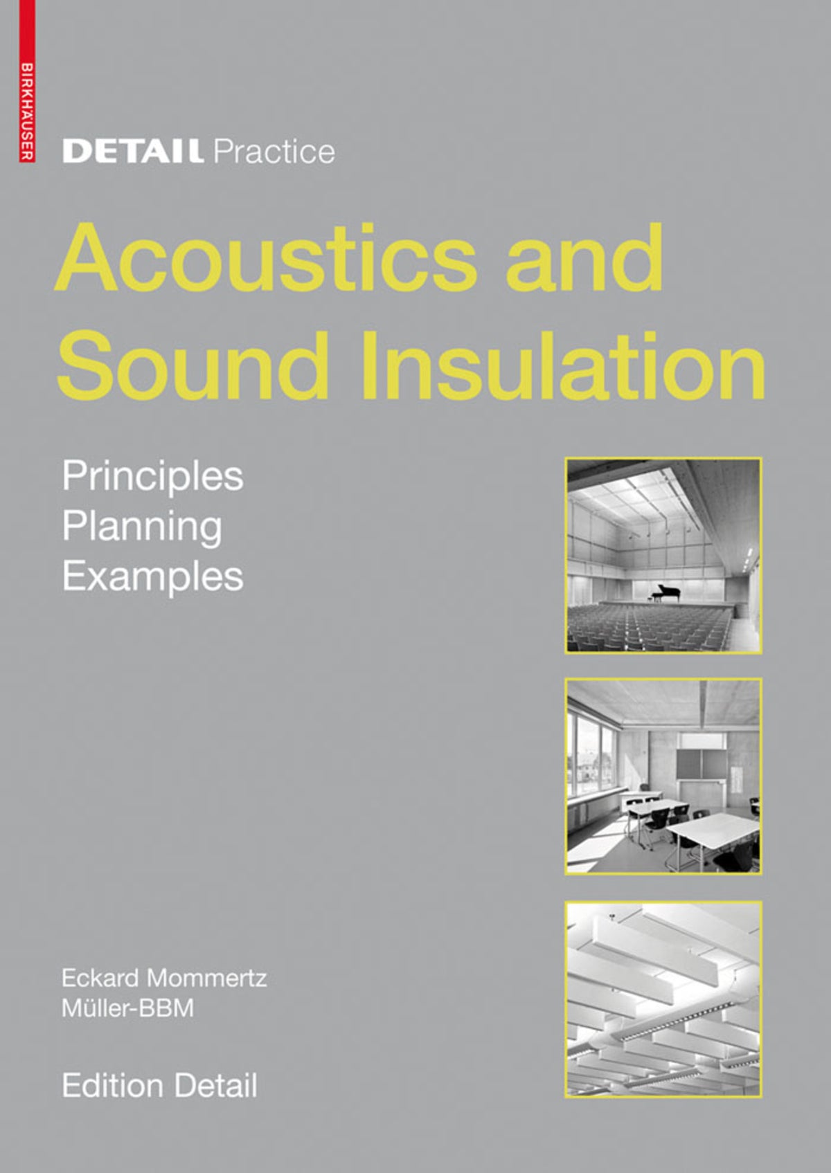 Cover image for Acoustics and Sound Insulation ISBN 9783764399535