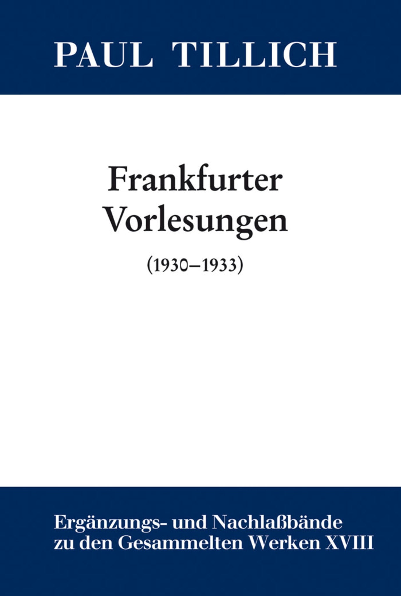 Frankfurter Vorlesungen