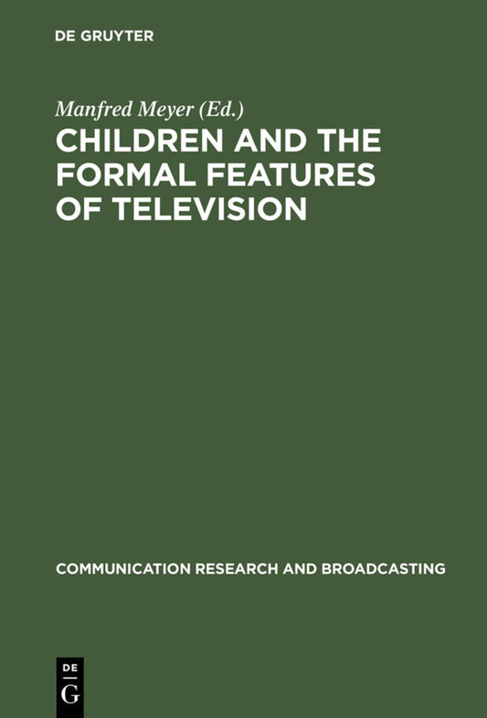 Children and the Formal Features of Television