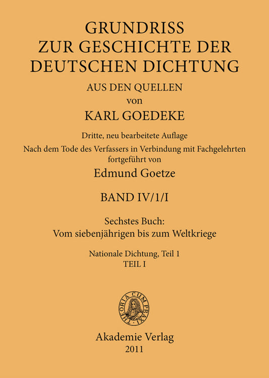 Sechstes Buch: Vom siebenjährigen bis zum Weltkriege
