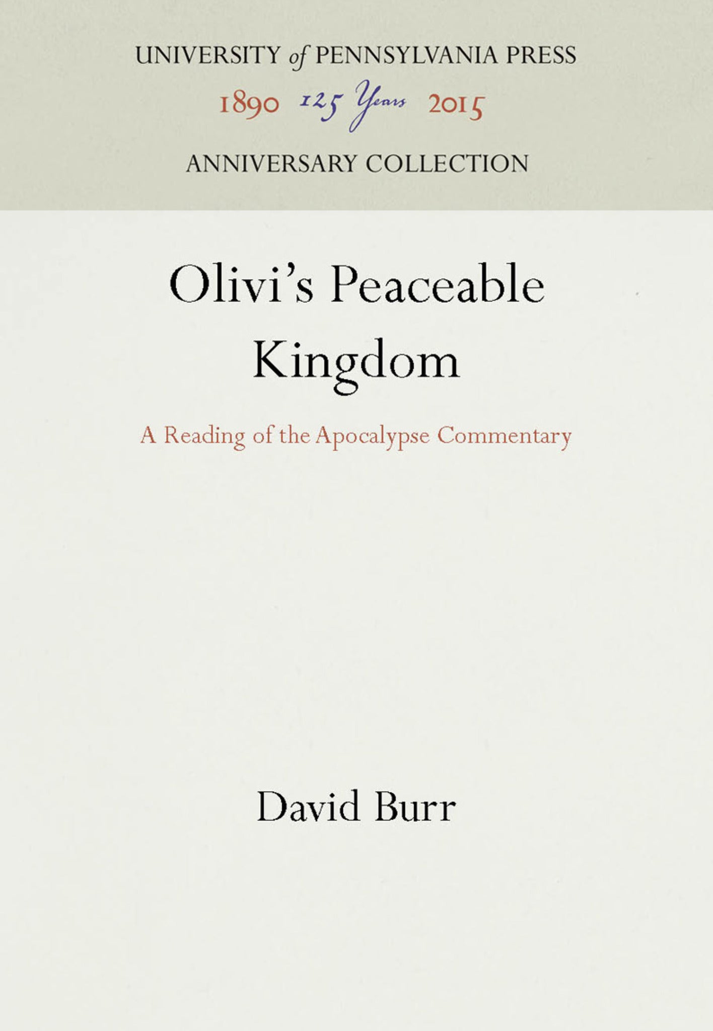Olivi's Peaceable Kingdom