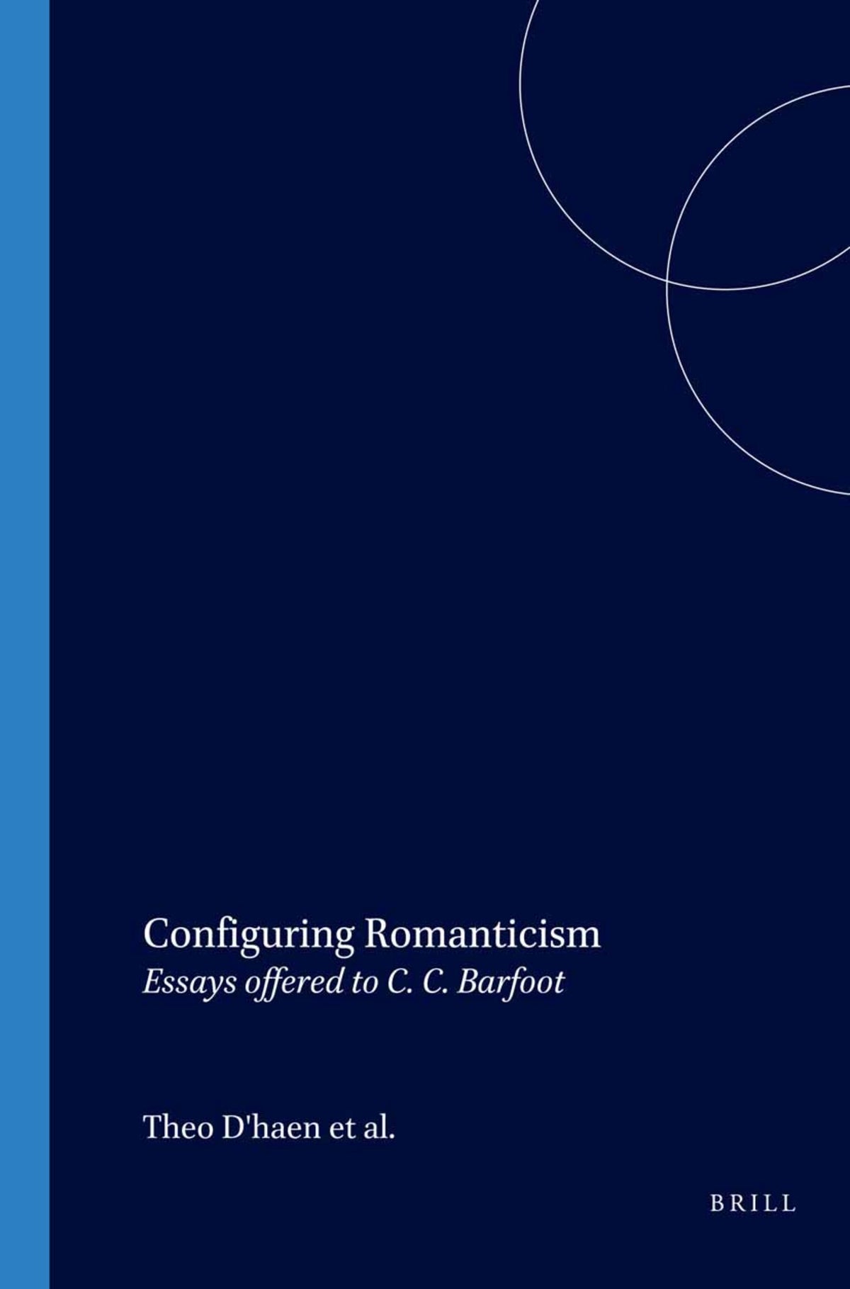 Cover image for Configuring Romanticism ISBN 9789042010550