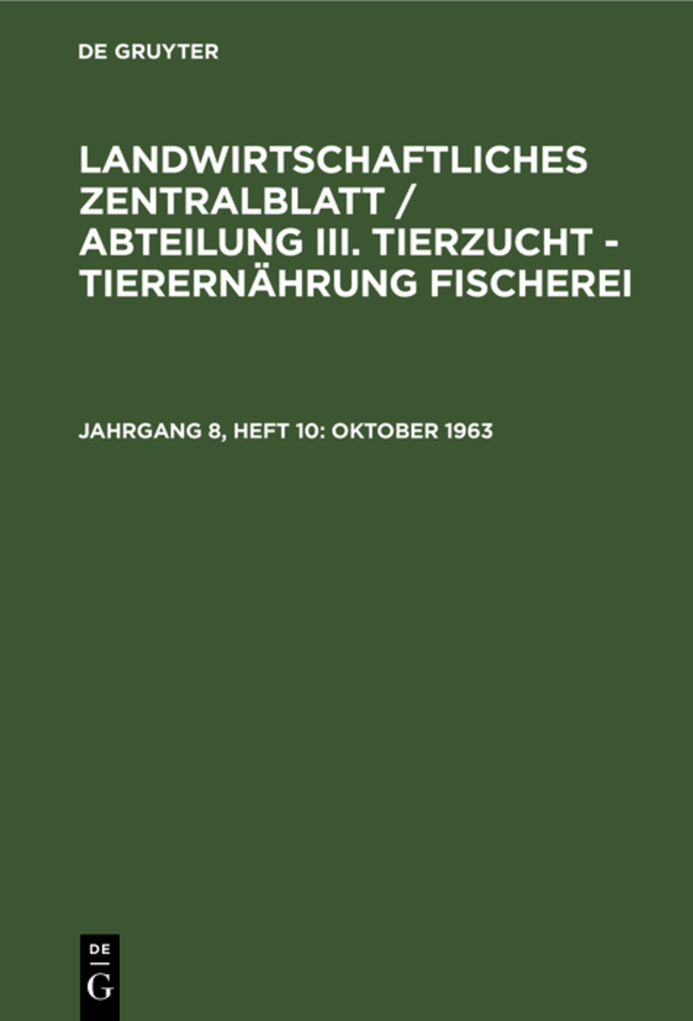 Cover image for Oktober 1963 ISBN 9783112542637