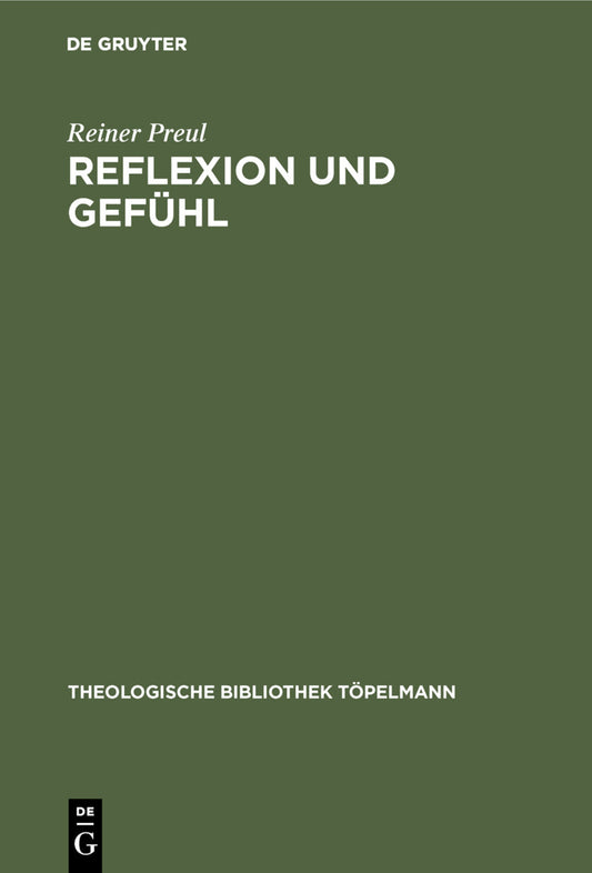 Reflexion und Gefühl