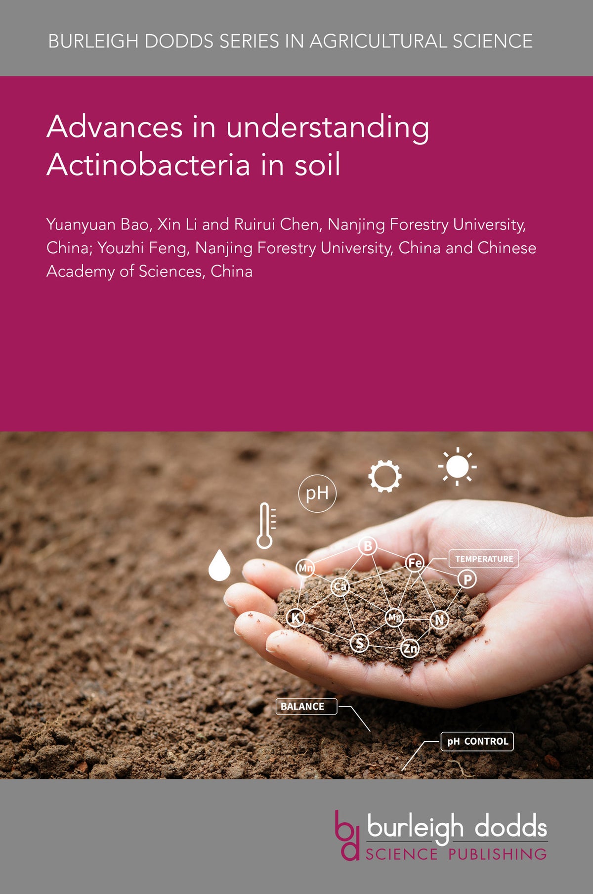 Cover image for Advances in understanding Actinobacteria in soil ISBN 9781835454114