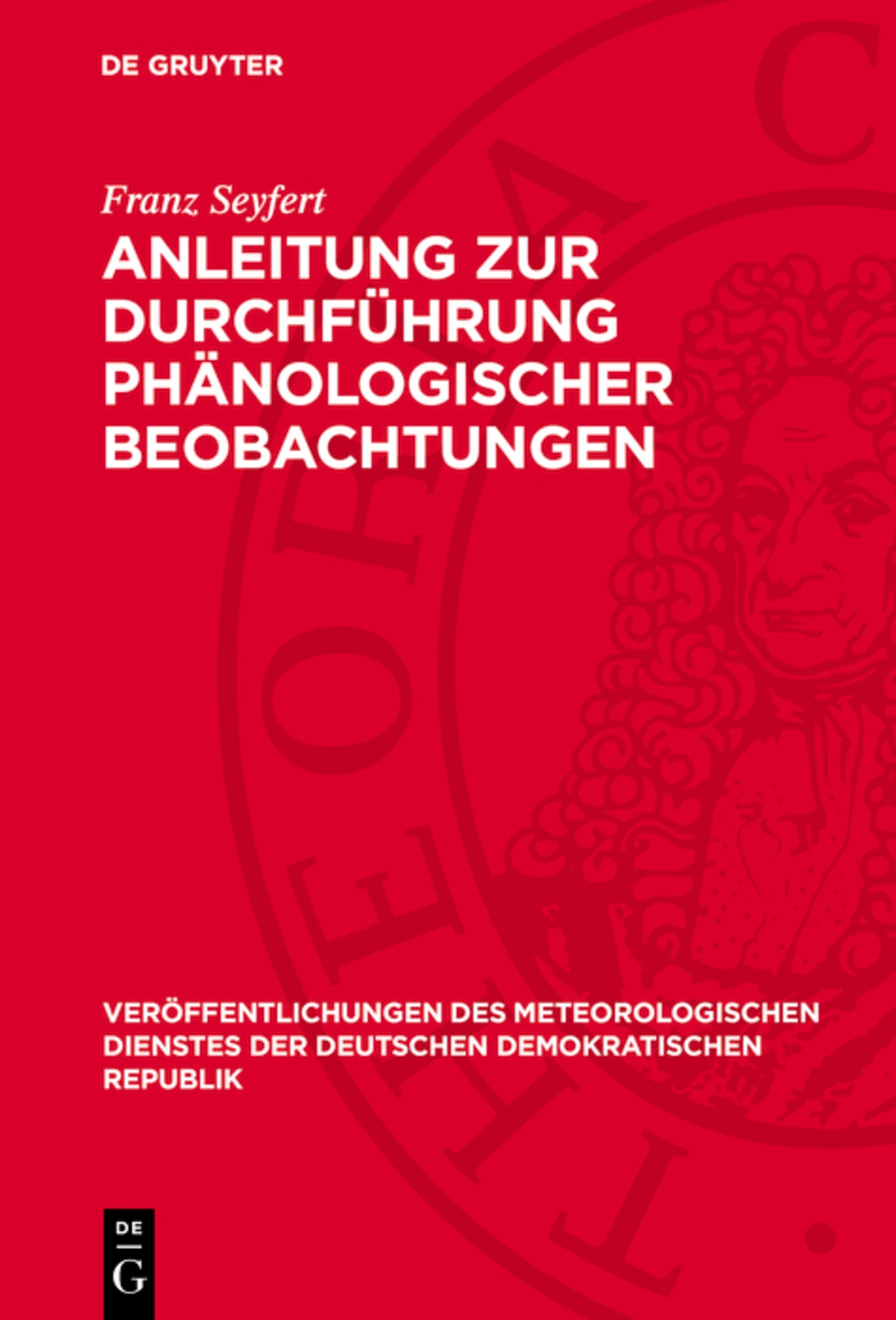 Anleitung zur Durchführung phänologischer Beobachtungen