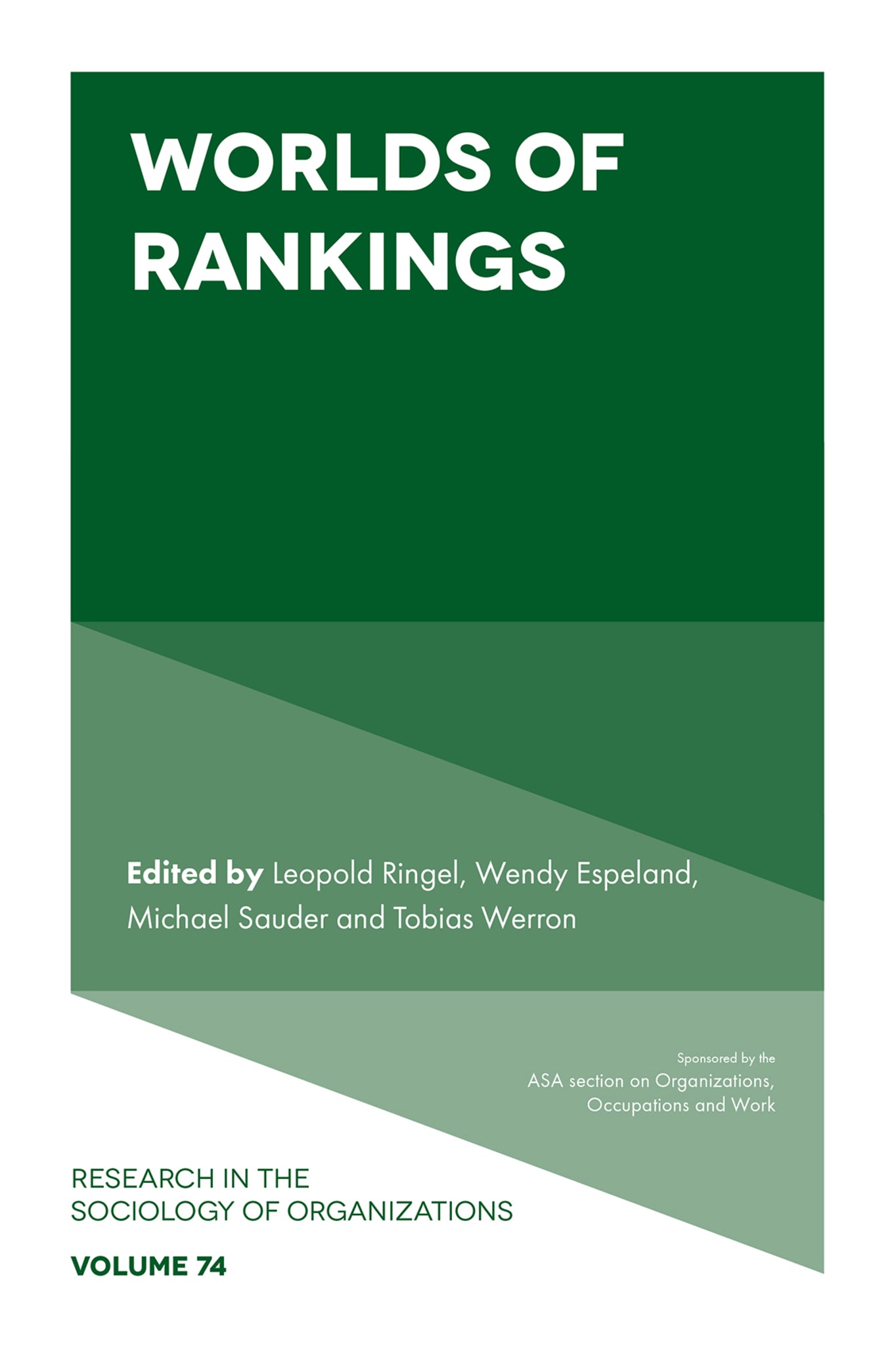 Cover image for Worlds of Rankings ISBN 9781801171069