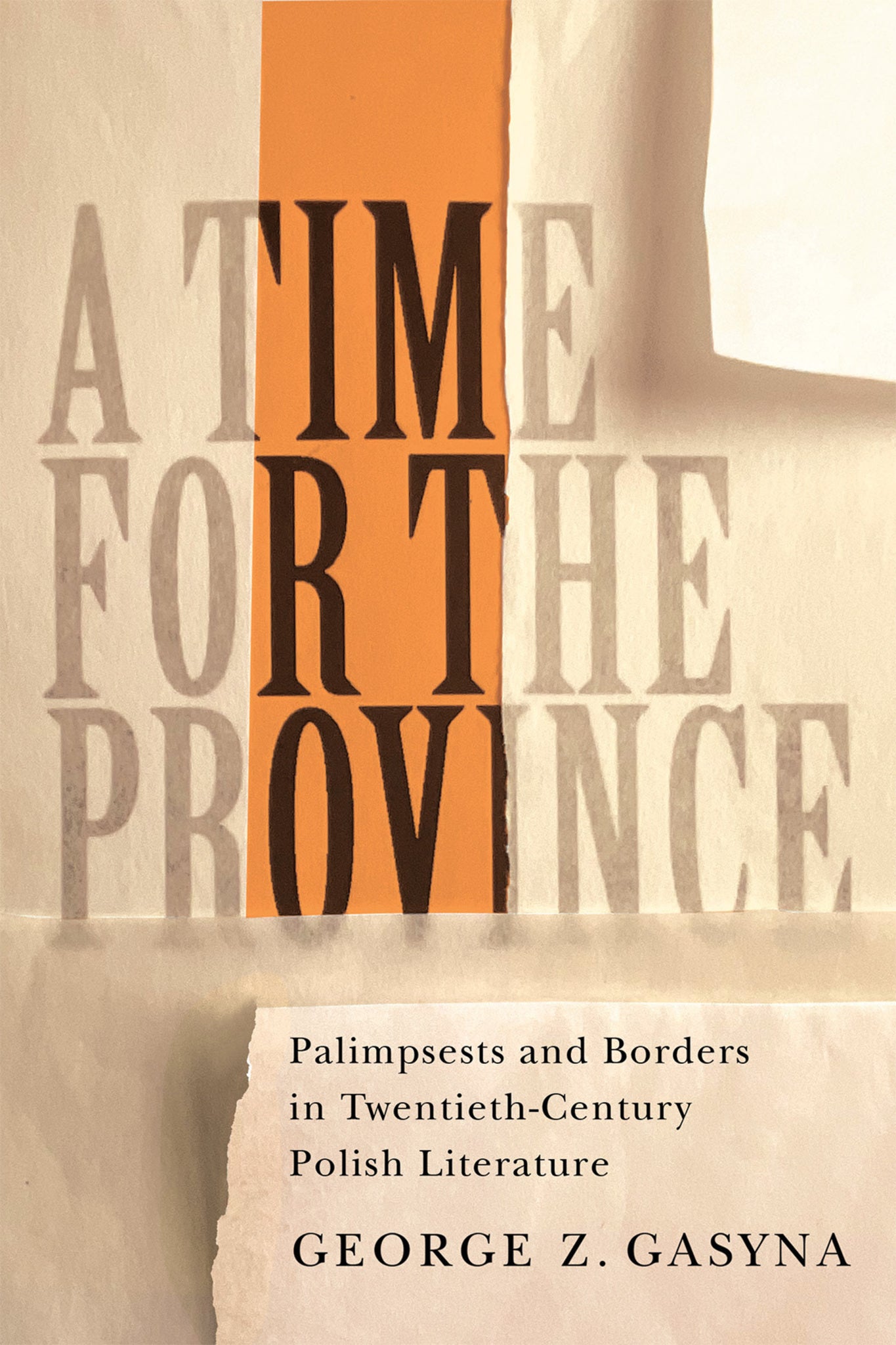 Cover image for A Time for the Province ISBN 9780228024293