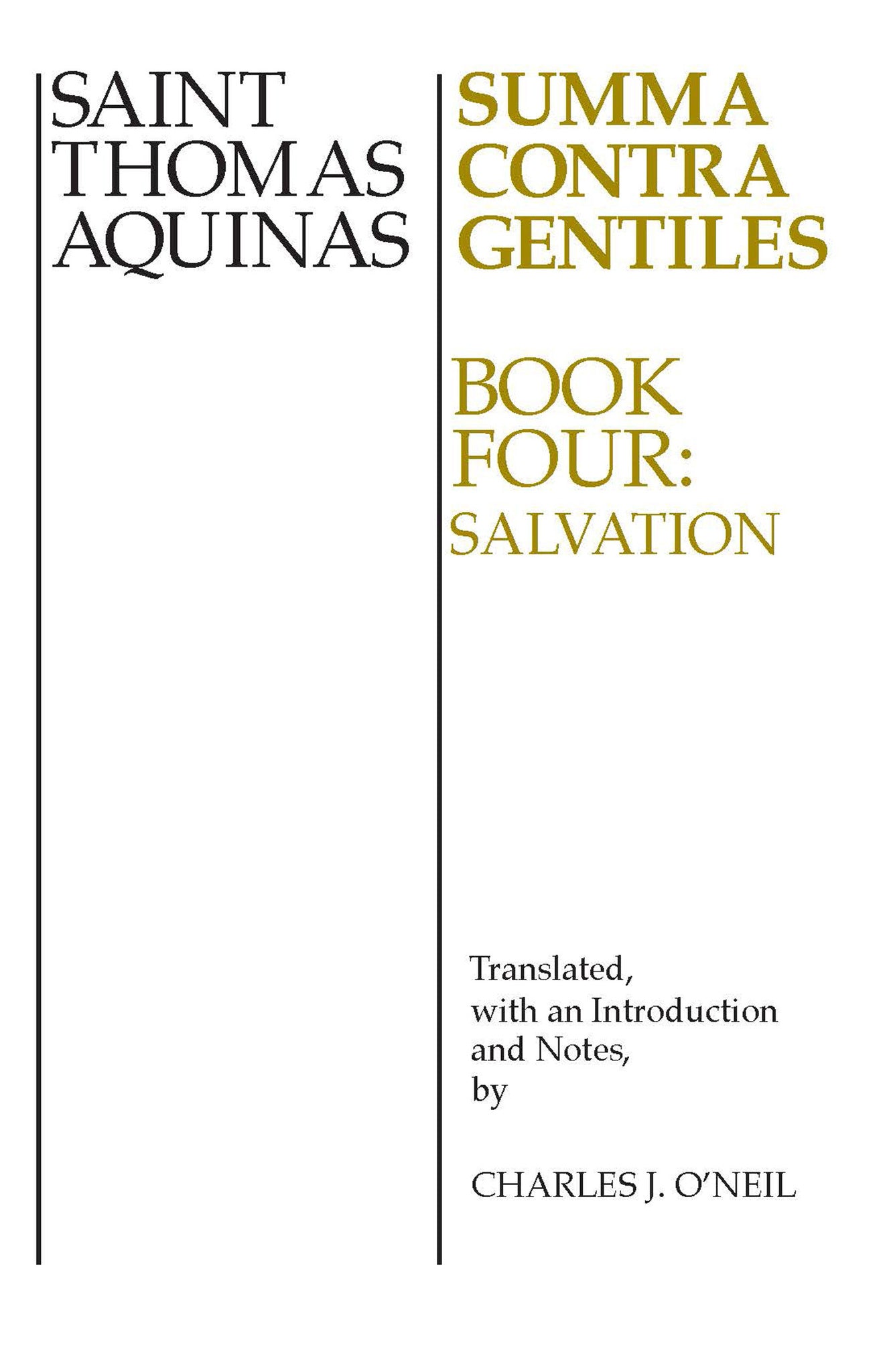 Cover image for Summa Contra Gentiles ISBN 9780268016838