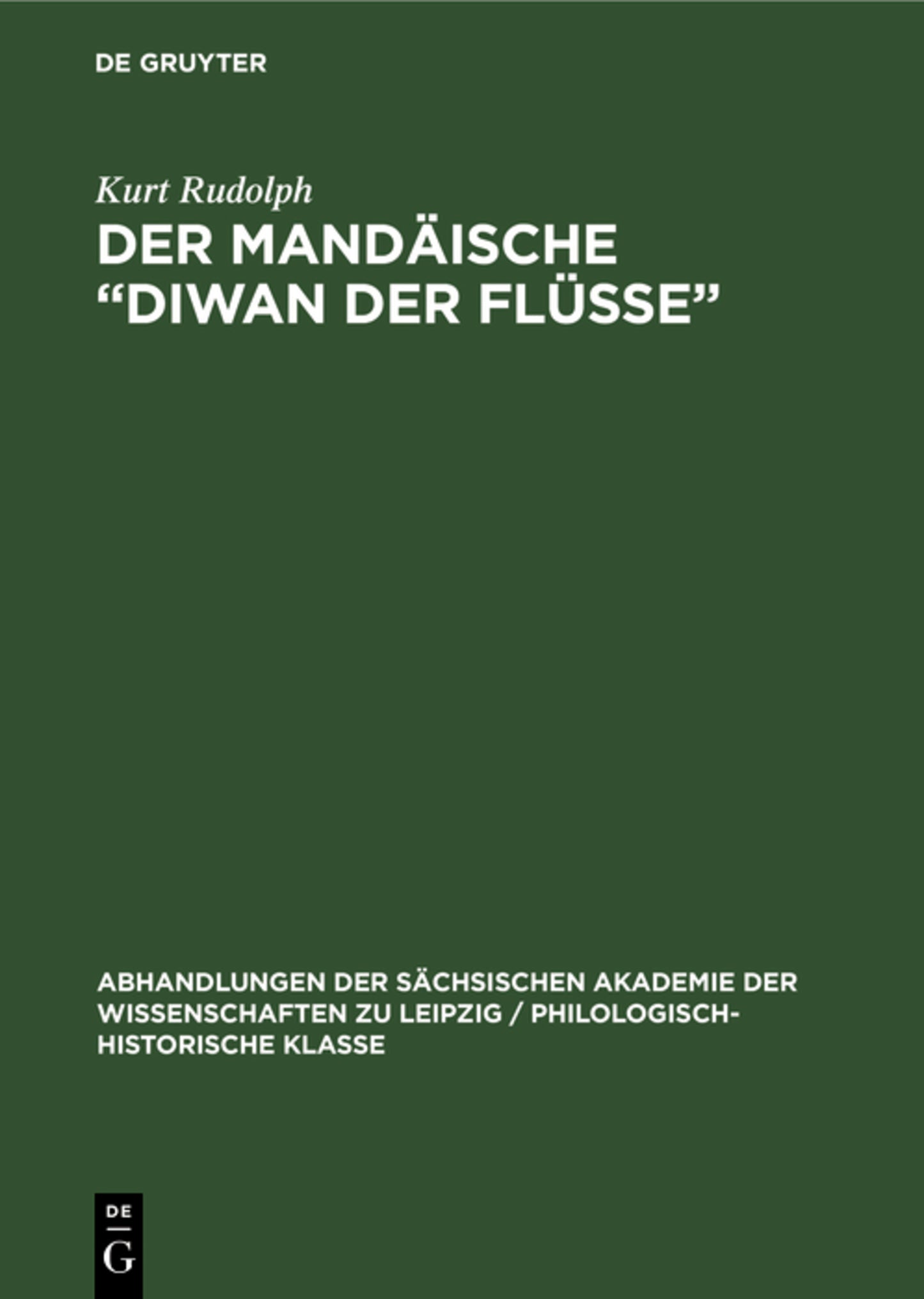Der Mandäische „Diwan der Flüsse“
