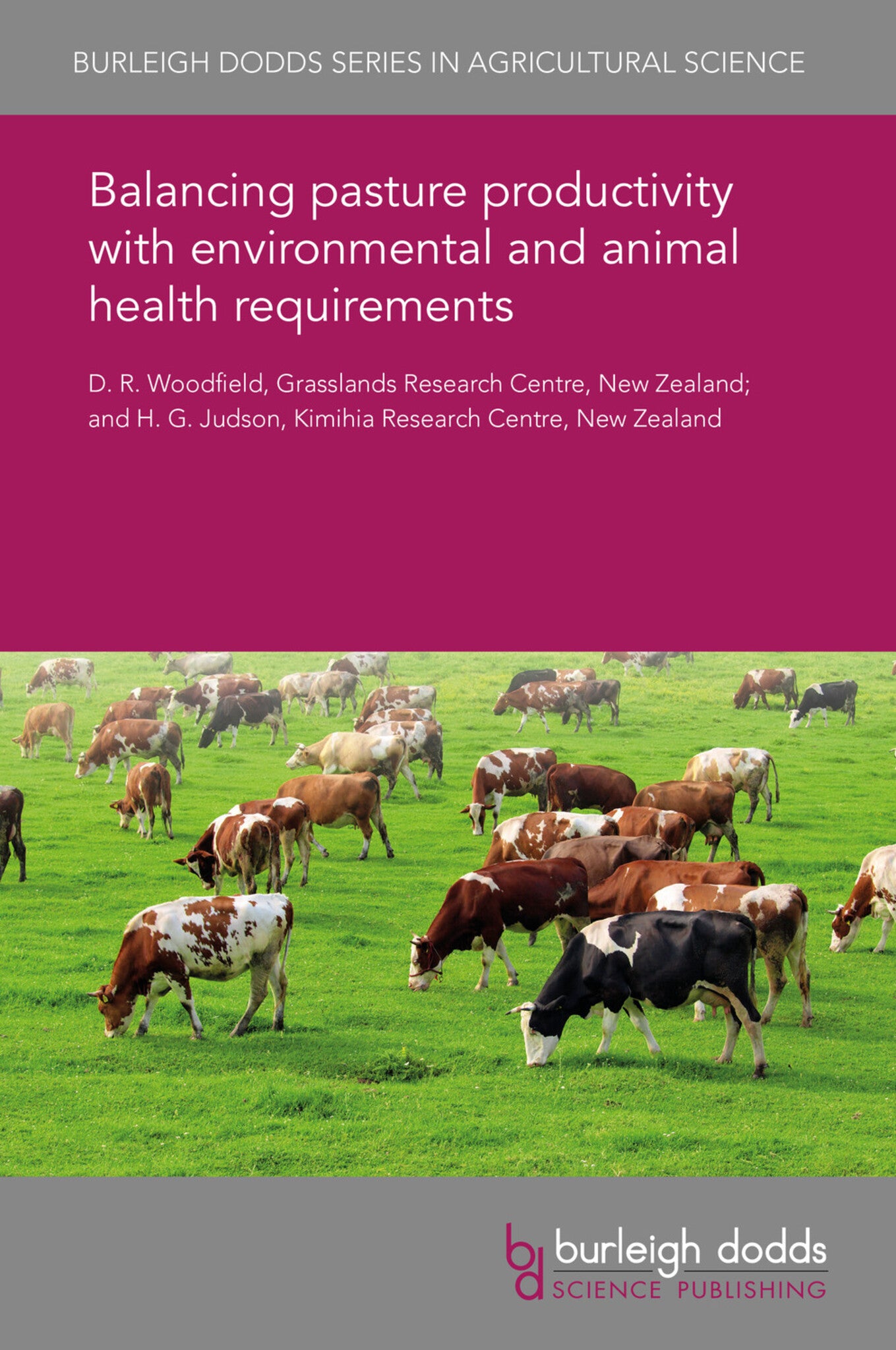 Cover image for Balancing pasture productivity with environmental and animal health requirements ISBN 9781838796891