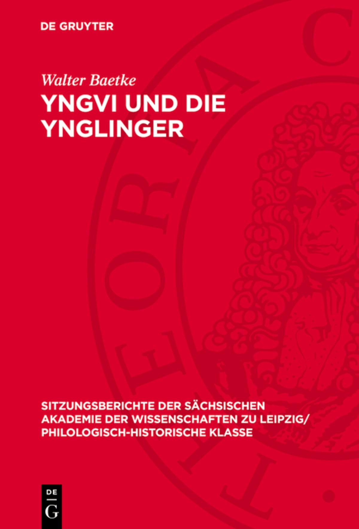 Cover image for Yngvi und die Ynglinger ISBN 9783112701065