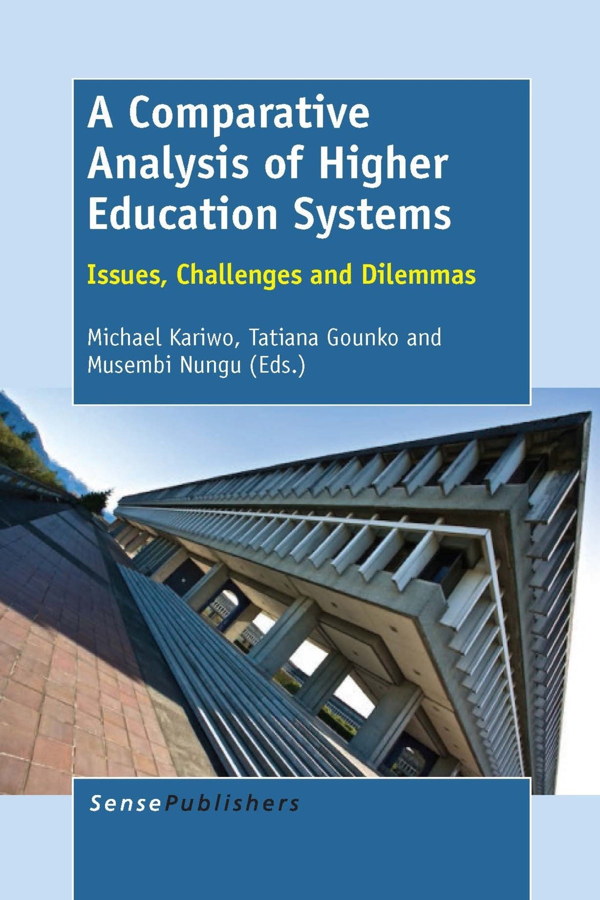 Cover image for A Comparative Analysis of Higher Education Systems ISBN 9789462095328