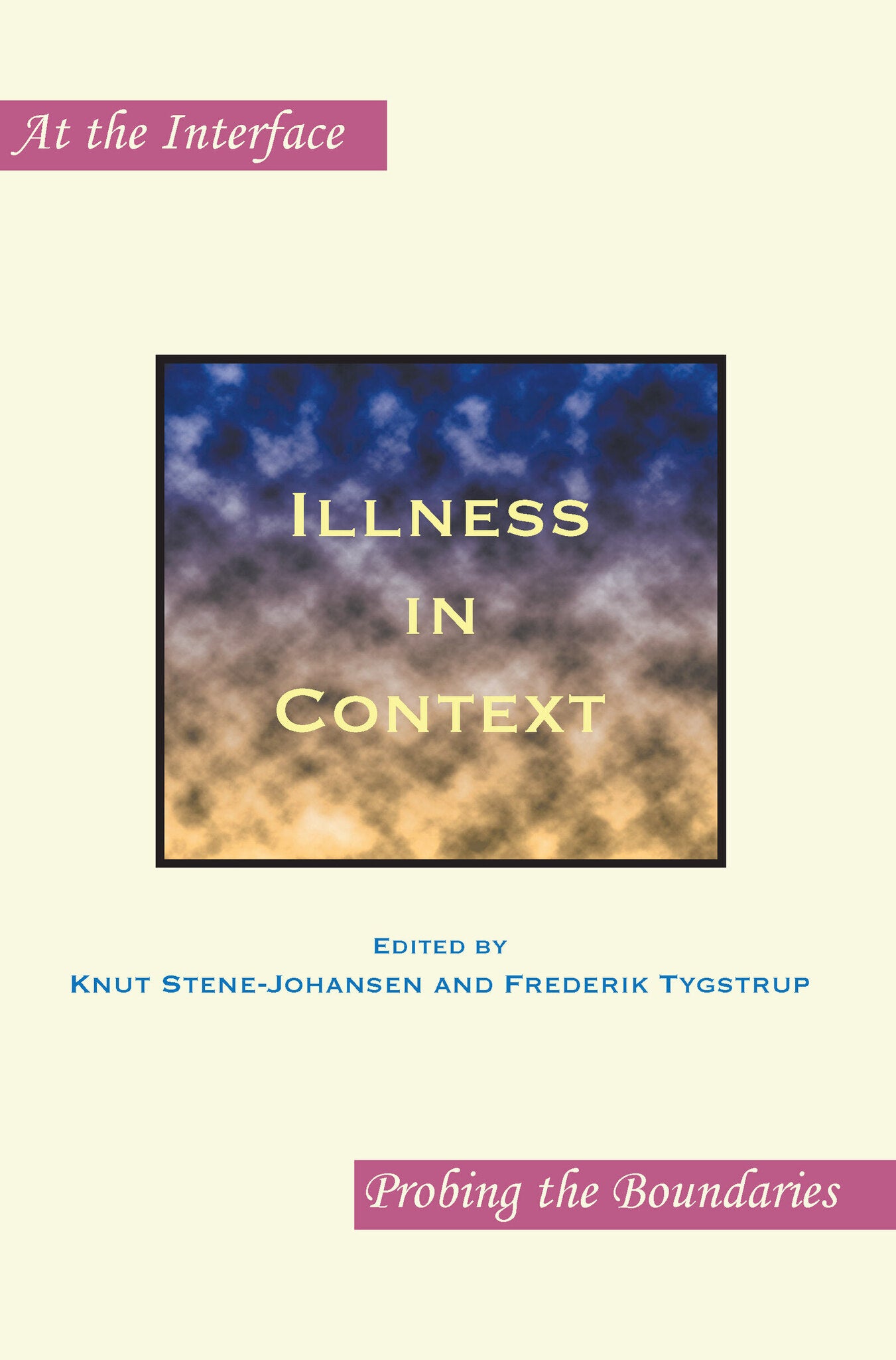 Cover image for Illness in Context ISBN 9789042029439