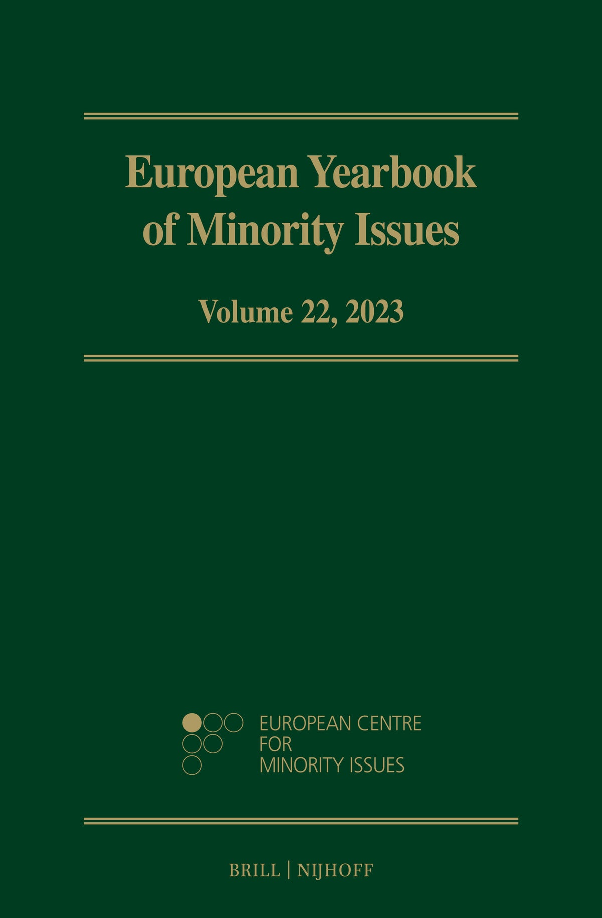 European Yearbook of Minority Issues, Volume 22 (2023)