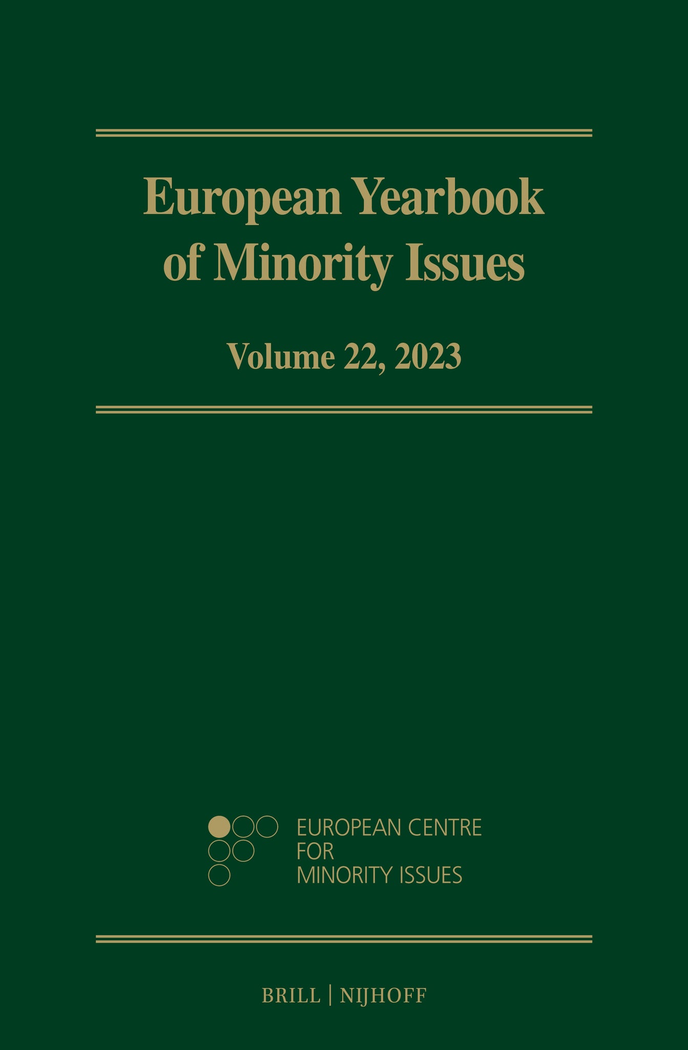European Yearbook of Minority Issues, Volume 22 (2023)